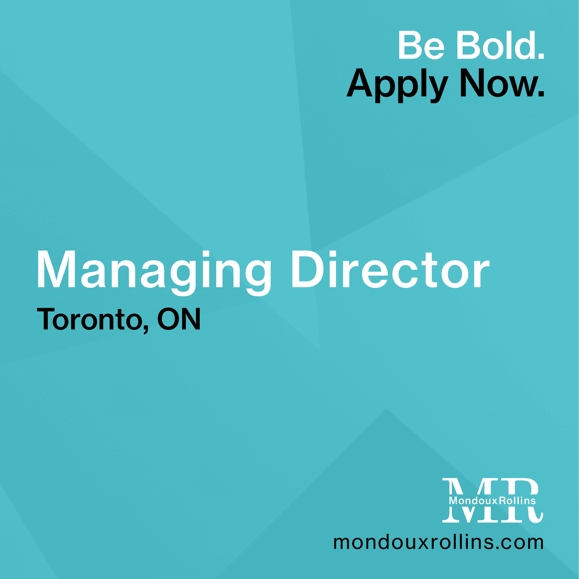 Managing Director – Toronto, ON