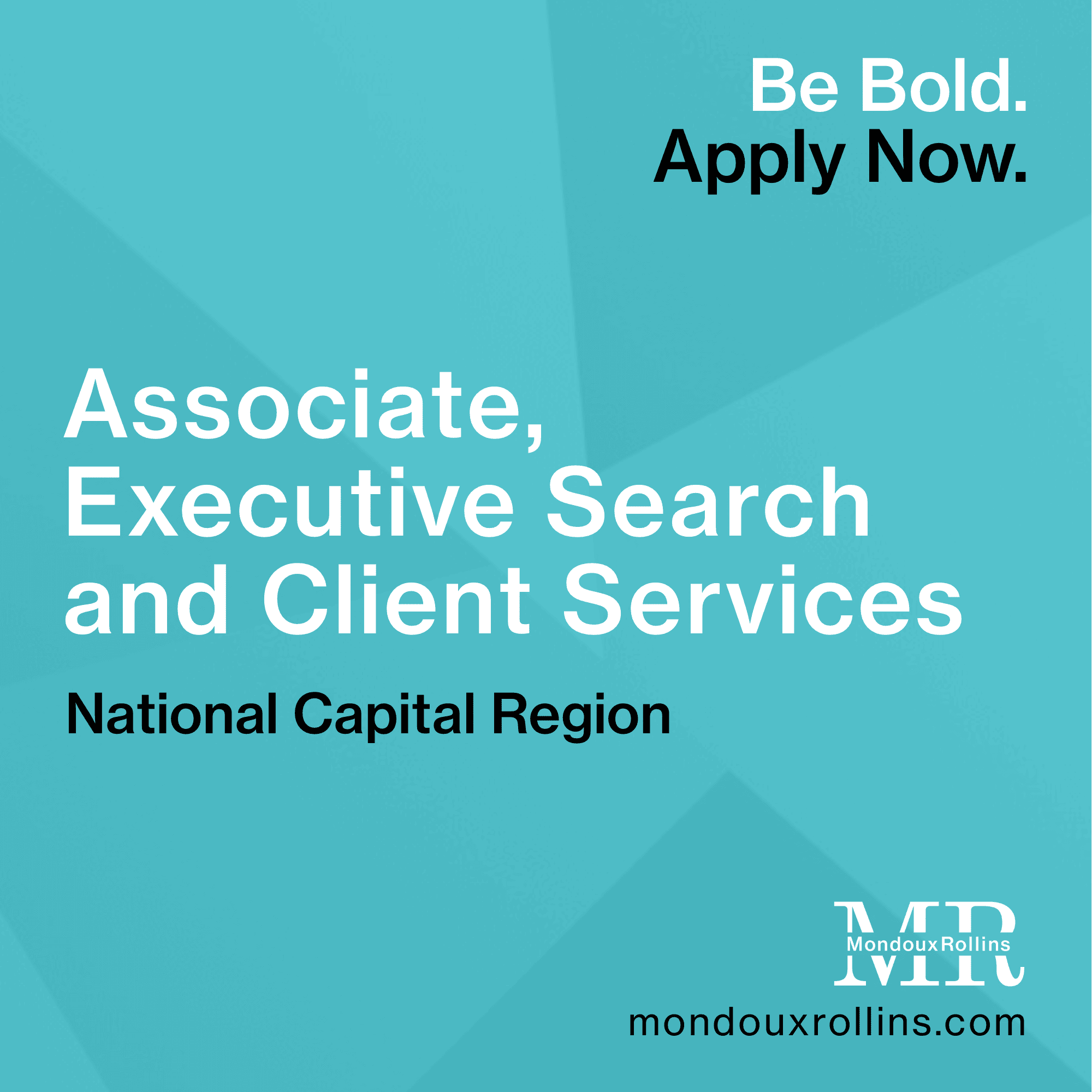 Associate, Executive Search and Client Services – National Capital Region