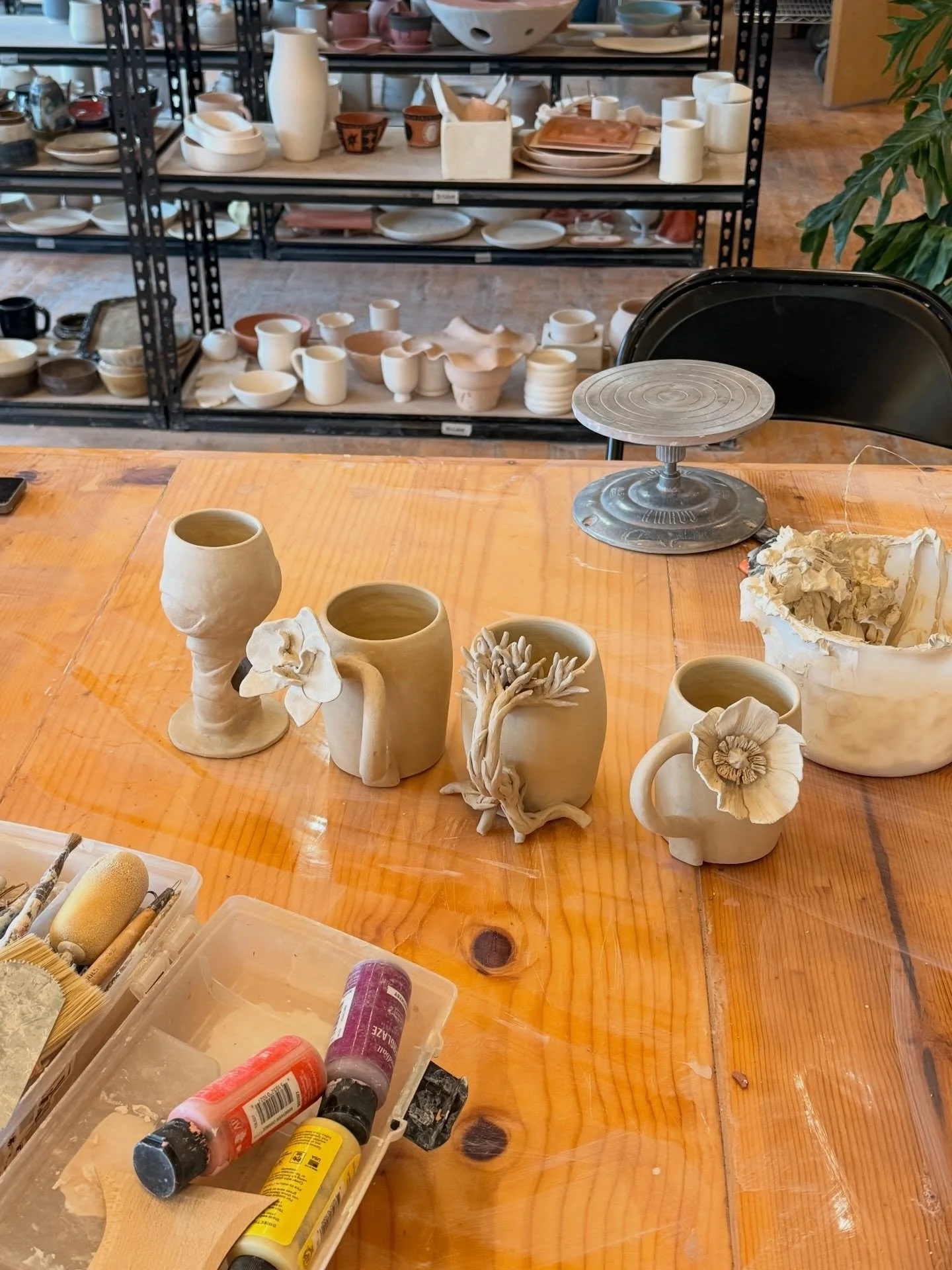 Current ceramic works 🌸🌷☕️