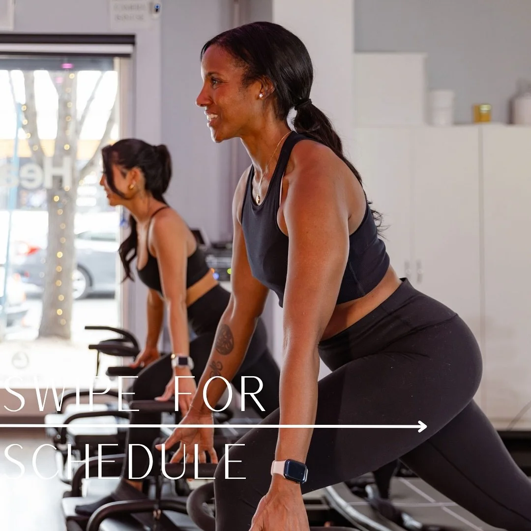 Swipe ➡️ to check our coming week&rsquo;s schedule! ❤️&zwj;🔥✨

#heartcore #heartbreaker #lagree #megaformer #pilates #sfbayarea #redwoodcity