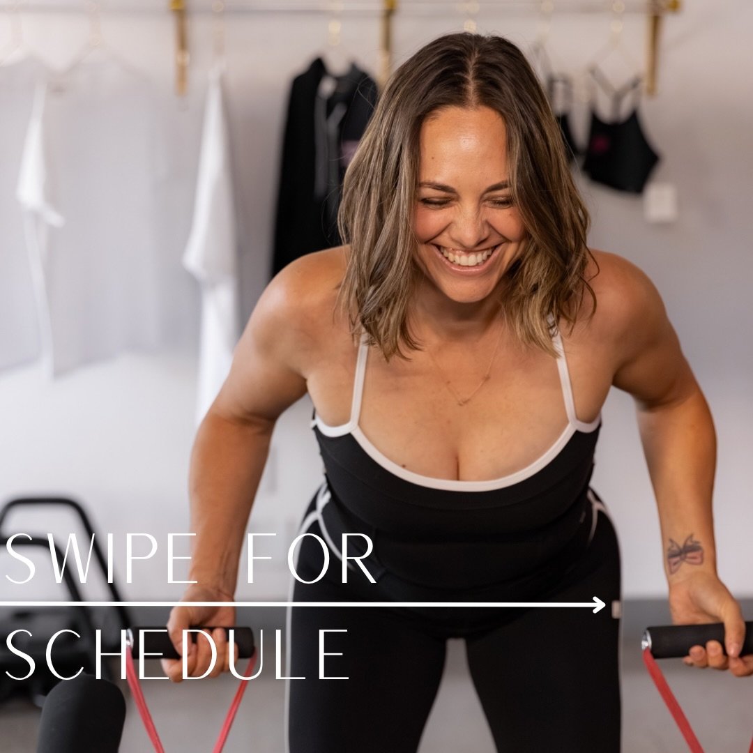 Swipe ➡️to check our coming week&rsquo;s schedule! 💪🏼✨

#heartcore #heartbreaker #lagree #pilates #megaformer