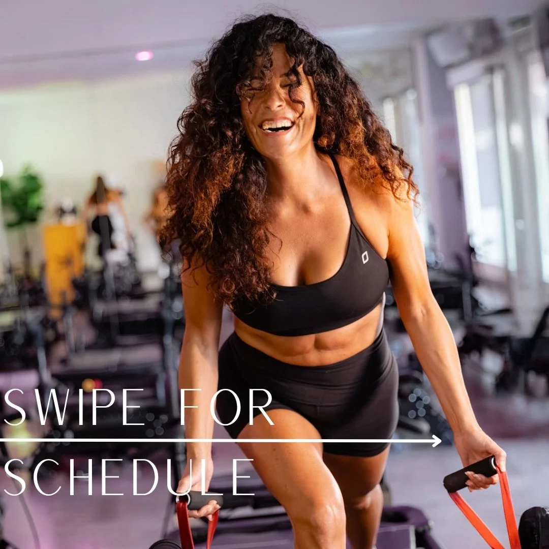 Swipe ➡️ to check our coming week&rsquo;s schedule! 💕❤️&zwj;🔥

#heartcore #heartbreaker #lagree #megaformer #pilates