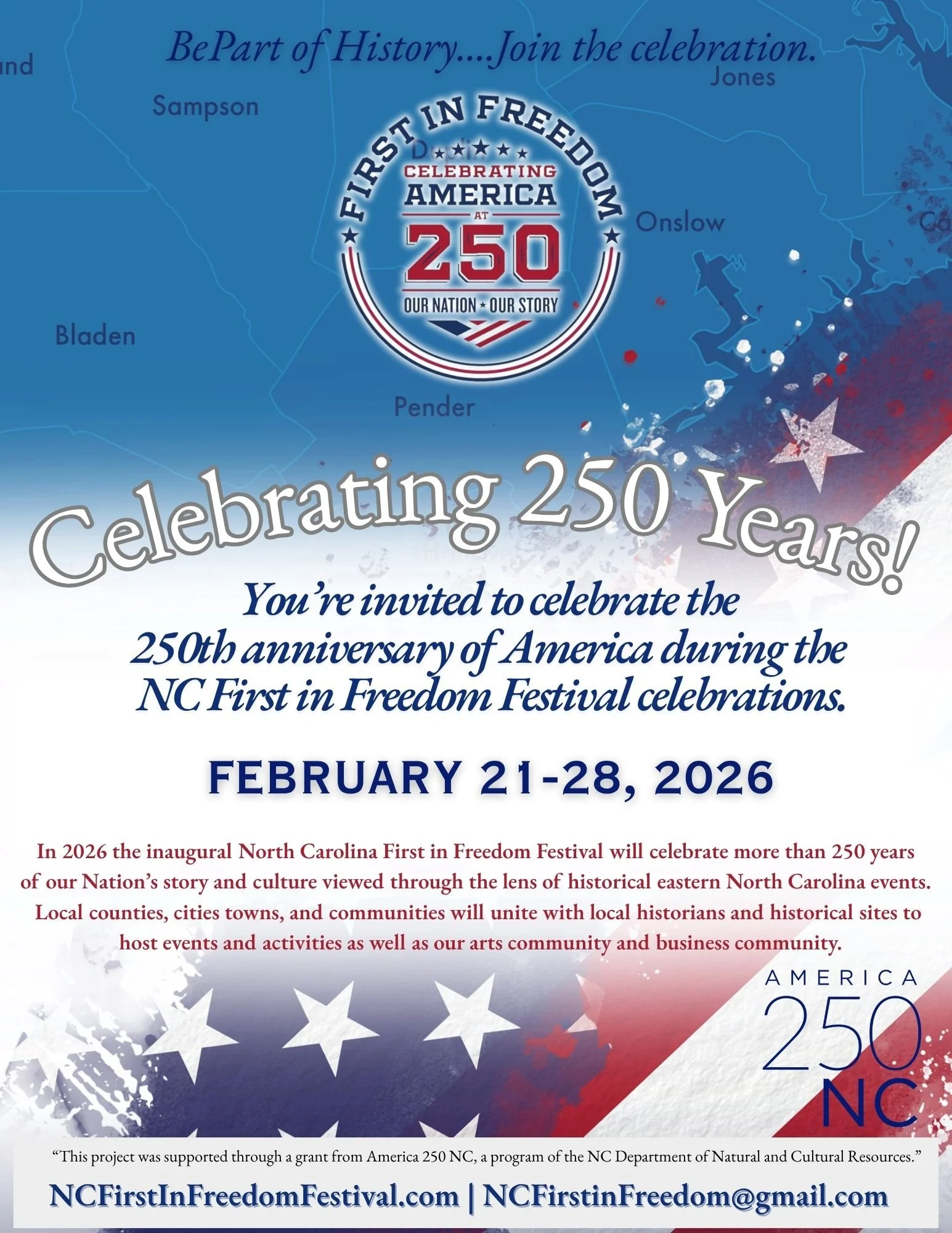 Celebrate 250 Years of Freedom — And Discover Eastern NC History 