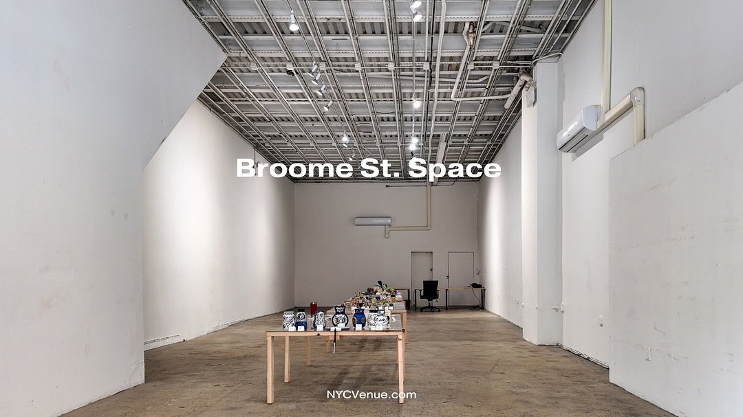 Introducing our new venue : BROOME STREET SPACE
Book now for commercial, music video productions and creative events! 

-Three walls available for projection 
-Scissor lift available at venue 

Explore more available venues at NYCVenue.com 

- Contac