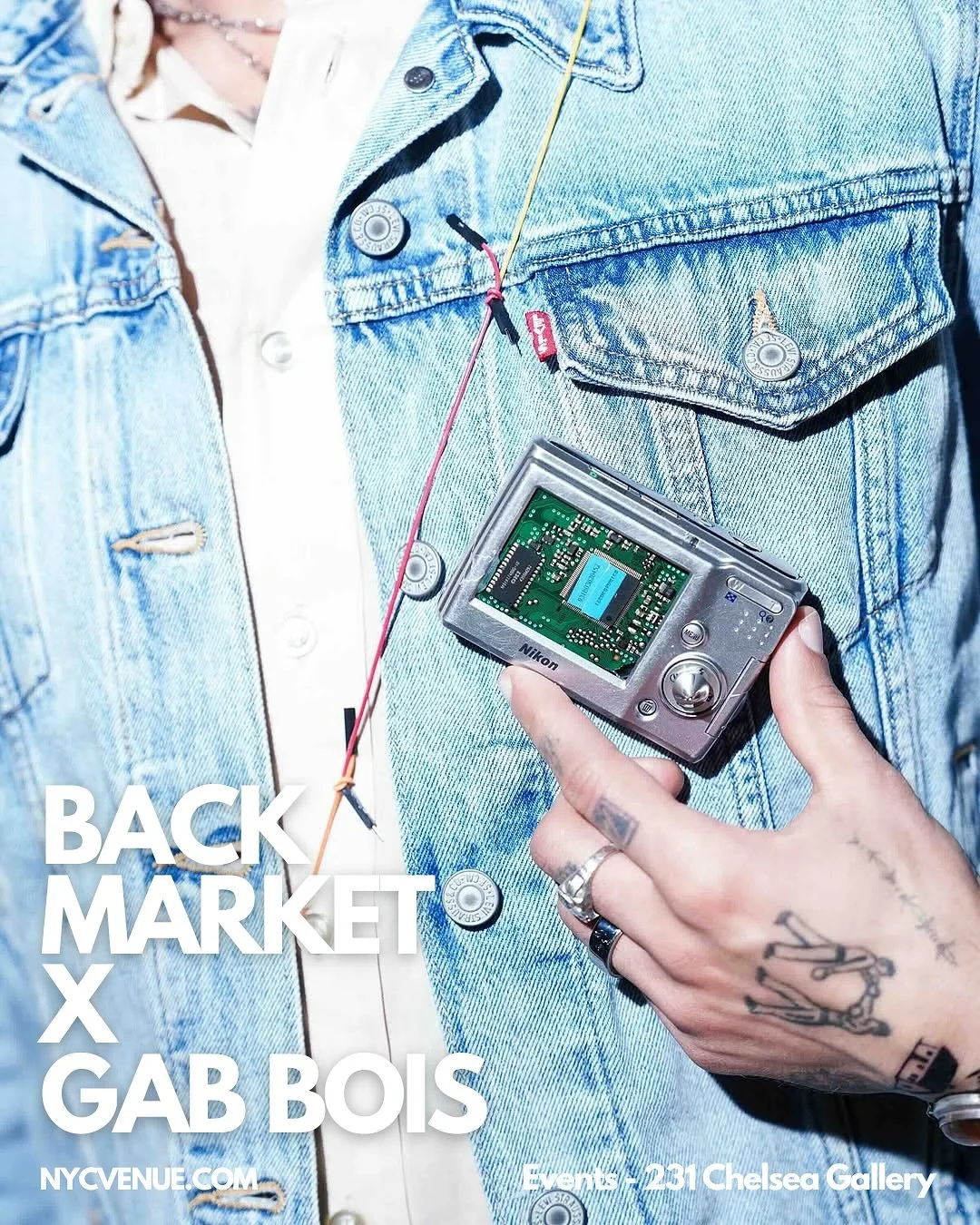 @gabbois x @backmarket F/W 2005: Hardwear

A unique fusion of tech, fashion, and sustainability.

Venue: @nycvenue 
Launched by @seenpresents  
MORE DETAILS &amp; VENUES NYCVenue.com

CONTACT: info@nycvenue.com

- Plan your event with NYCVenue -

#Ne