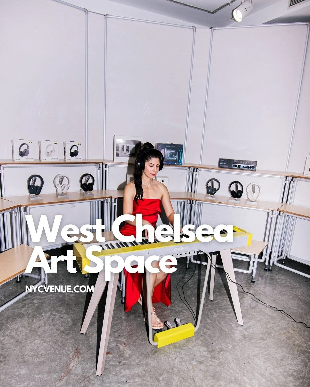 New space in Chelsea 📣 
A premier art space in the heart of Chelsea. Versatile, well-equipped, and designed for artists, curators, and creative events. Elevate your exhibition in a prime location with professional lighting, natural daylight, and mod