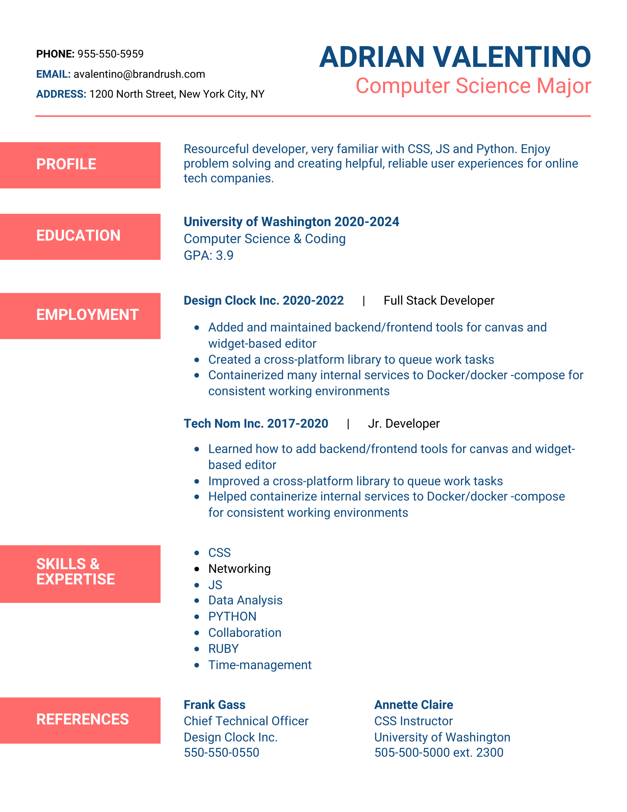 Bright Minimalist Student Resume.png
