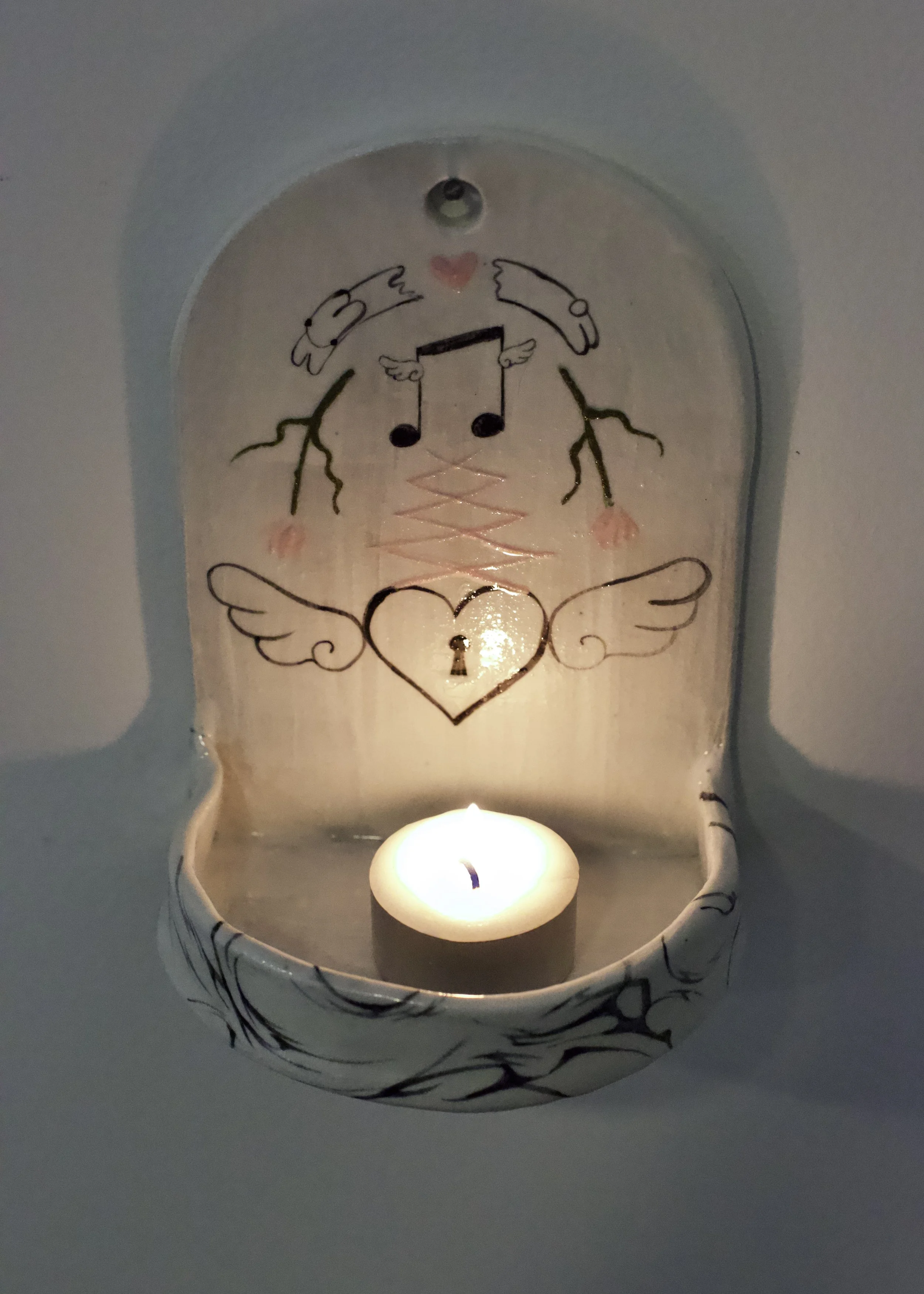 music box - trinket shelf