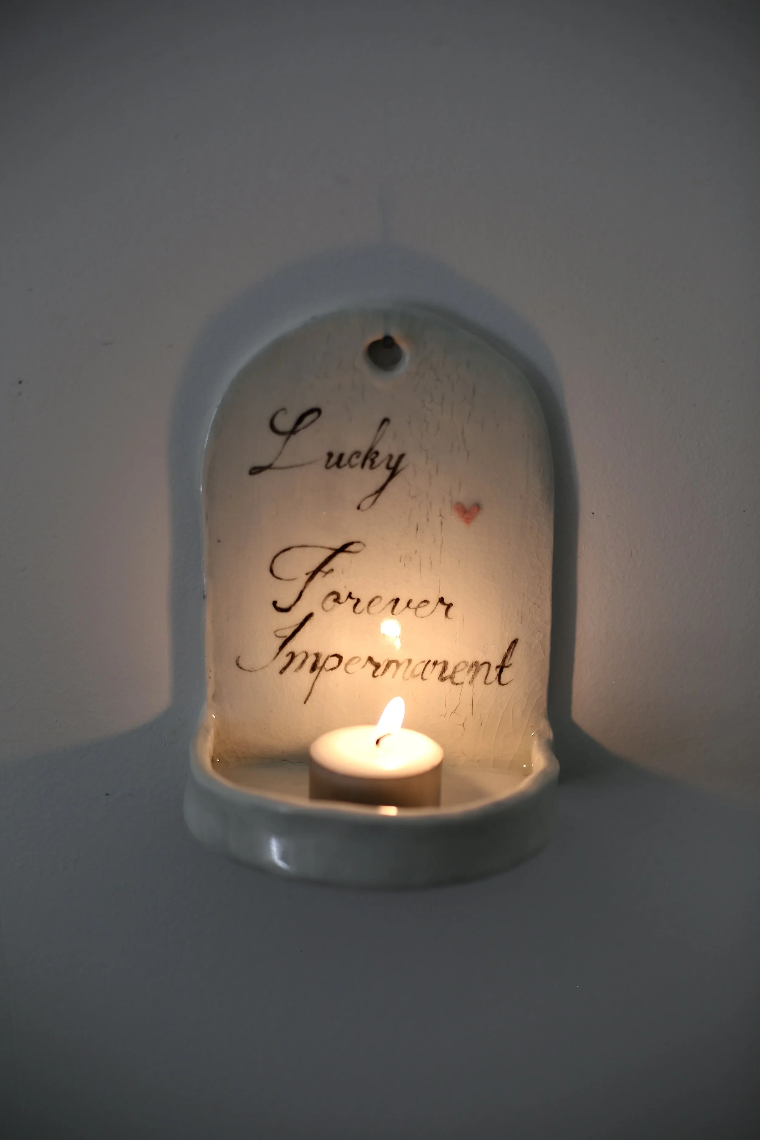 forever impermanent - trinket shelf