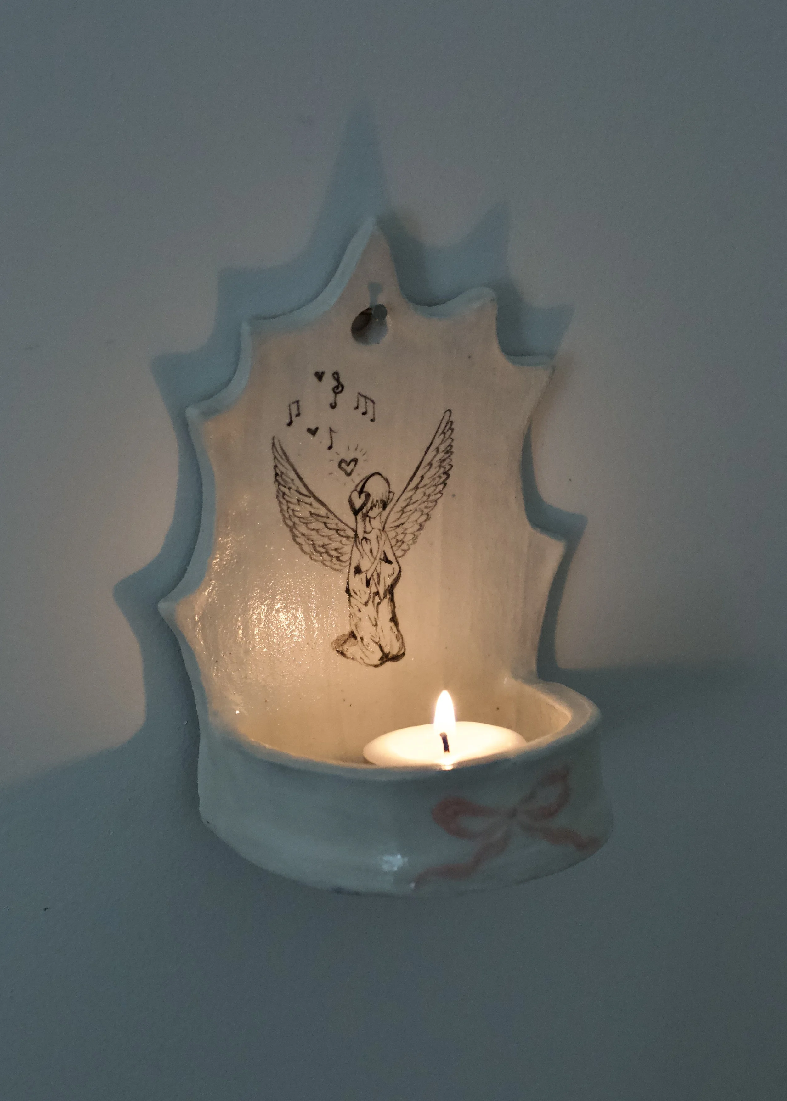 angel - trinket shelf
