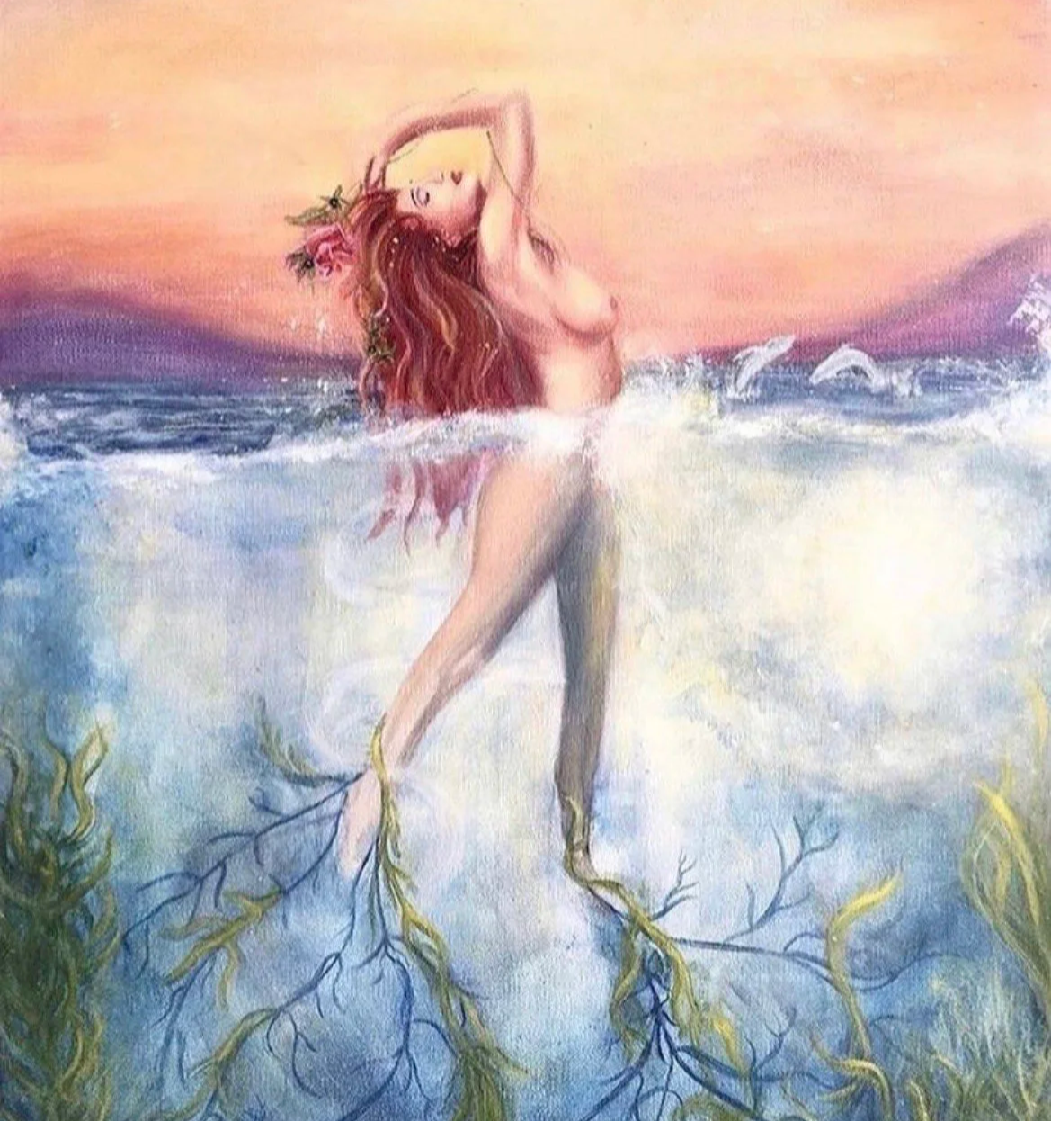 Voice of Magdalene (2019) a commissioned Medicine Painting