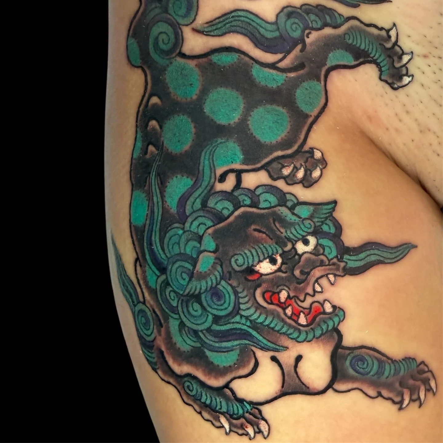 #repost from @rodrigo_canteras⁠
⁠
Cover up done today @elmstreettattoo DM @rodrigo_canteras questions about appointment 🙃
