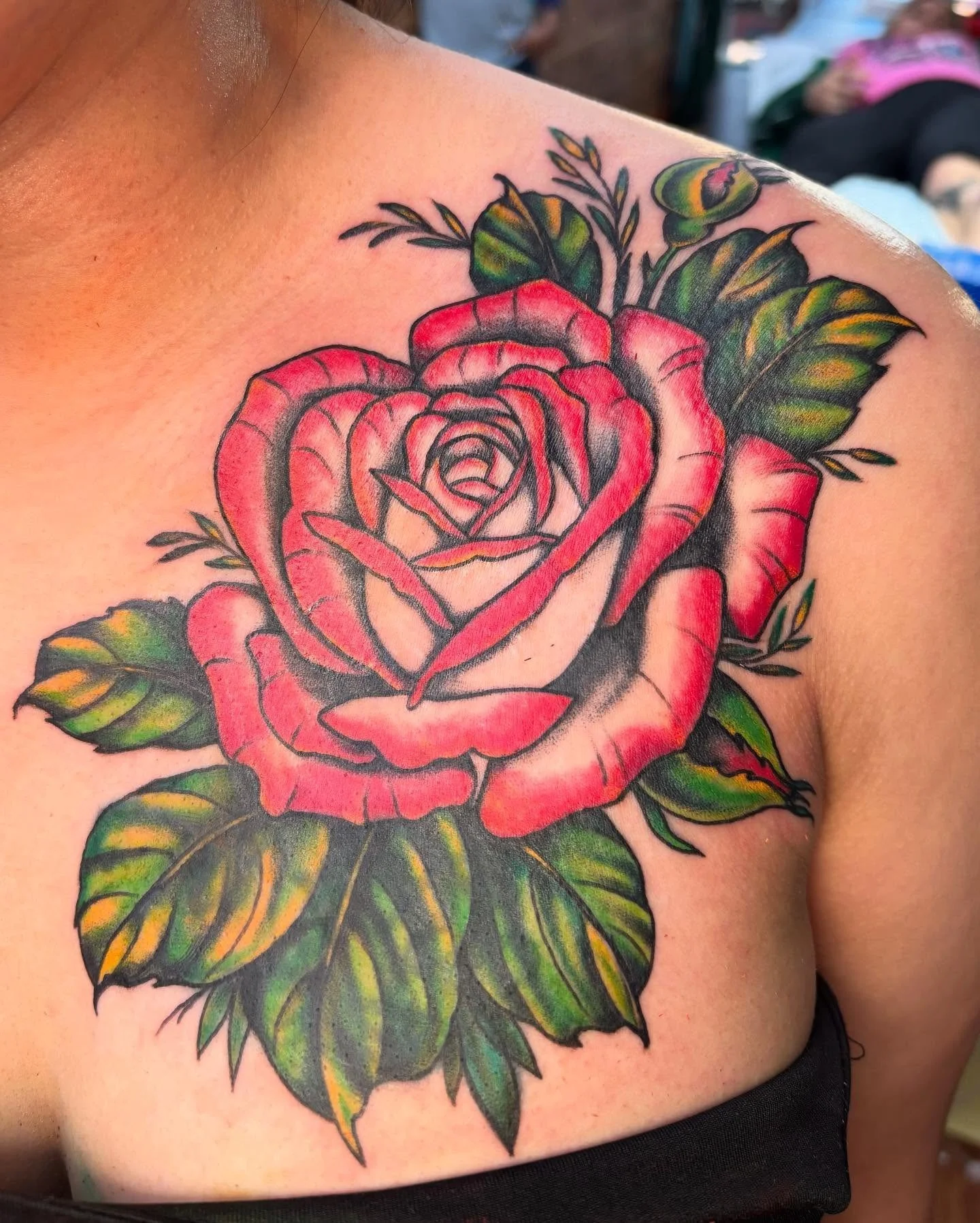 Done by @luluvantuckett who works at both #ElmStreetTattoo in #DeepEllum and @heartinhand_lg on #LowerGreenvilleAvenue⁠
⁠
Contact: www.luluvantuckett.com for bookings⁠
⁠
Some stuff done at EST and HIH(LG) this week. ⁠
Hit me up to book an appointment
