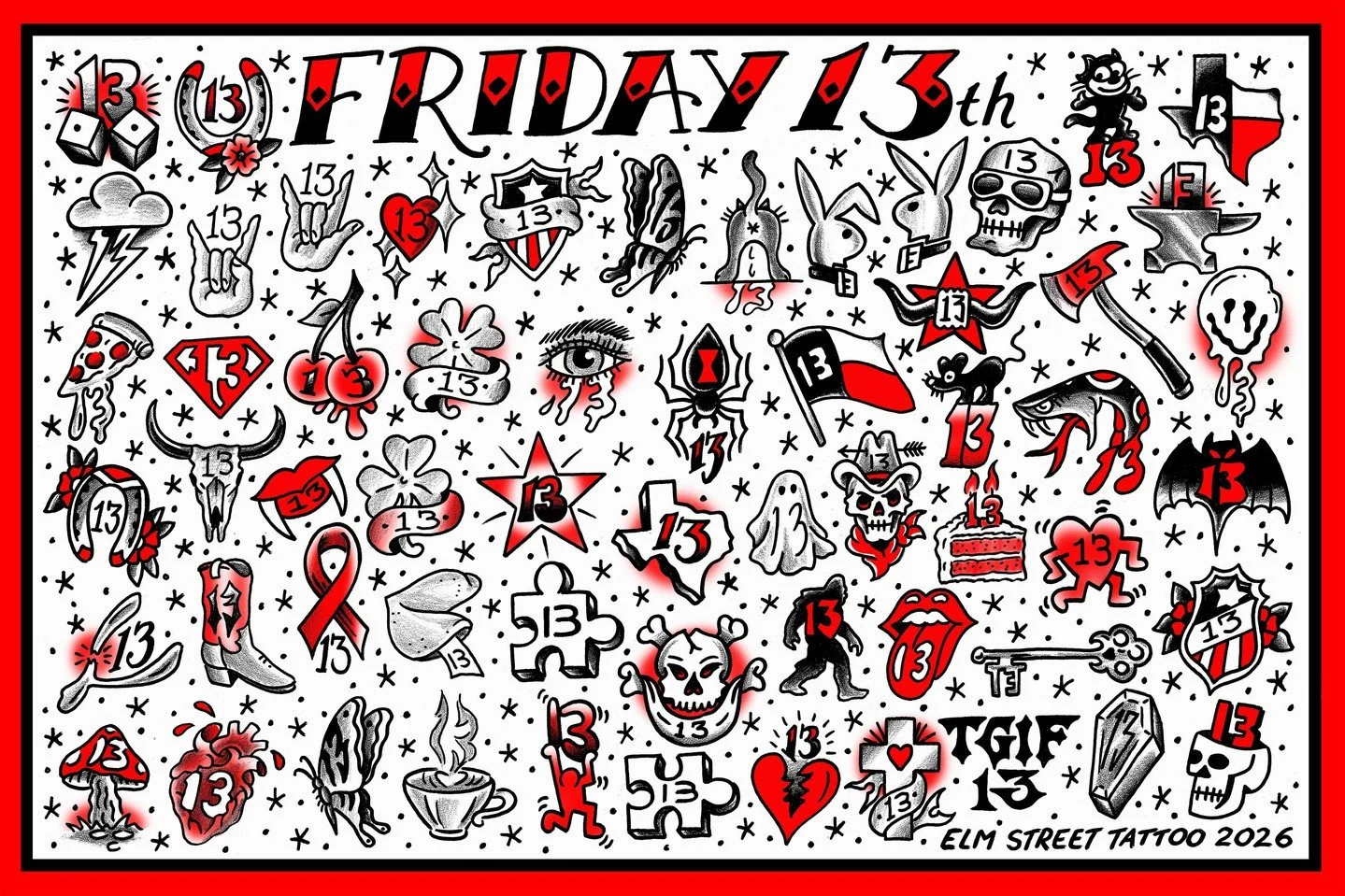 JUST A REMINDER... Walk-ins ARE available for this event... Check the locations below for more info:⁠
⁠
@elmstreettattoo - 24 HRS WALK-INS for $20 tattoos. Pre-sign-up for larger design appointments and times slots for $20 tattoos (optional)⁠
⁠
@hear