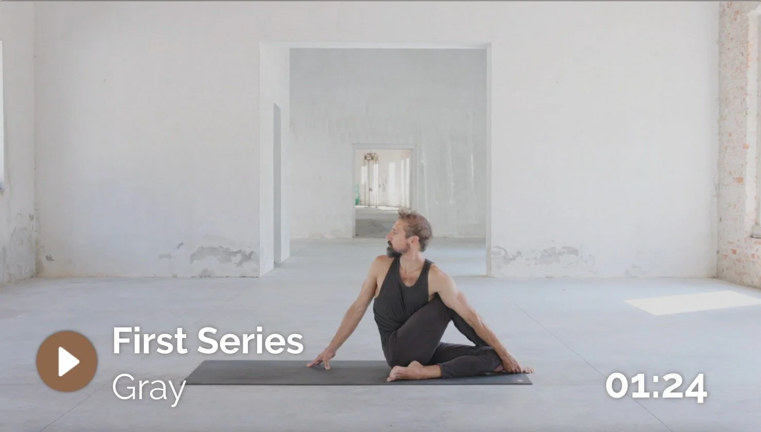 The First Series (Gray Variant) of Black Lotus Yoga, led by Ty Landrum.