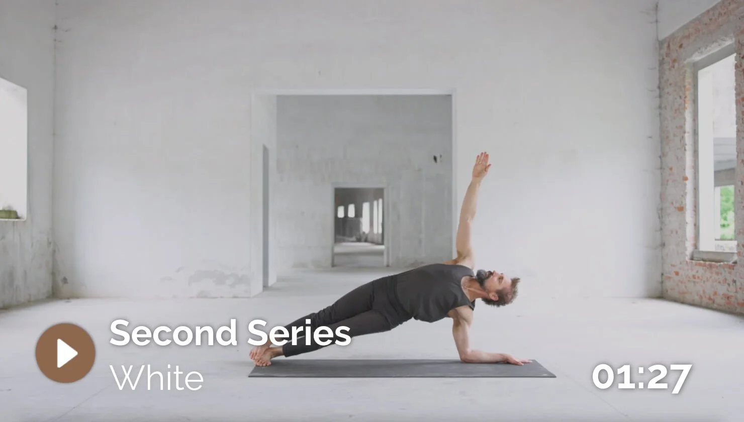 The Second Series (White variation) of Black Lotus Yoga, led by Ty Landrum.