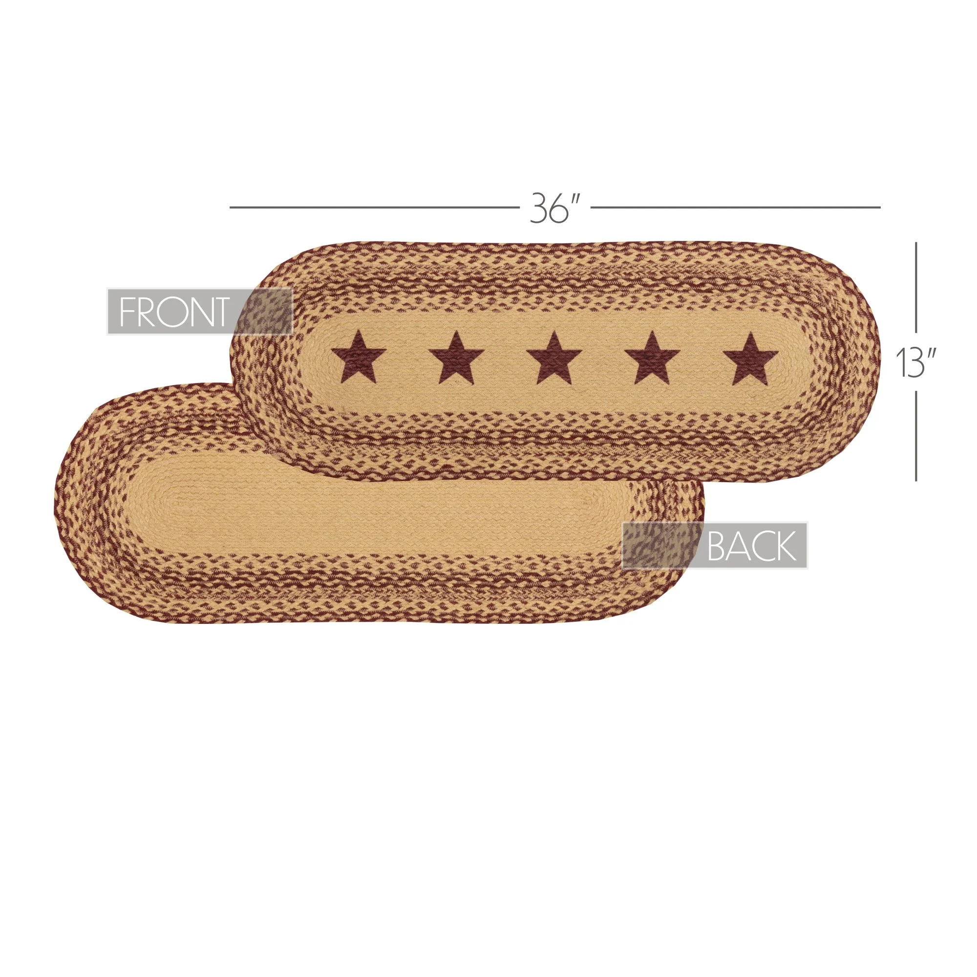 9516-Burgundy-Tan-Jute-Runner-Stencil-Stars-13x36-detailed-image-1.jpg