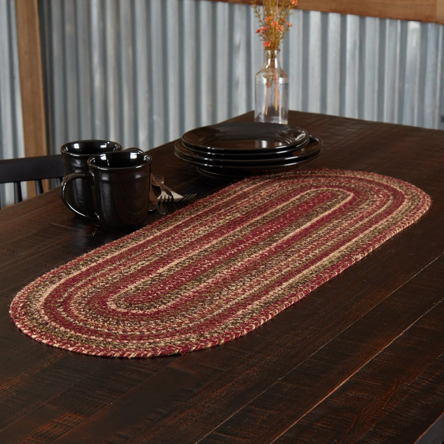 Cider Mill Jute Table Runner 13x36