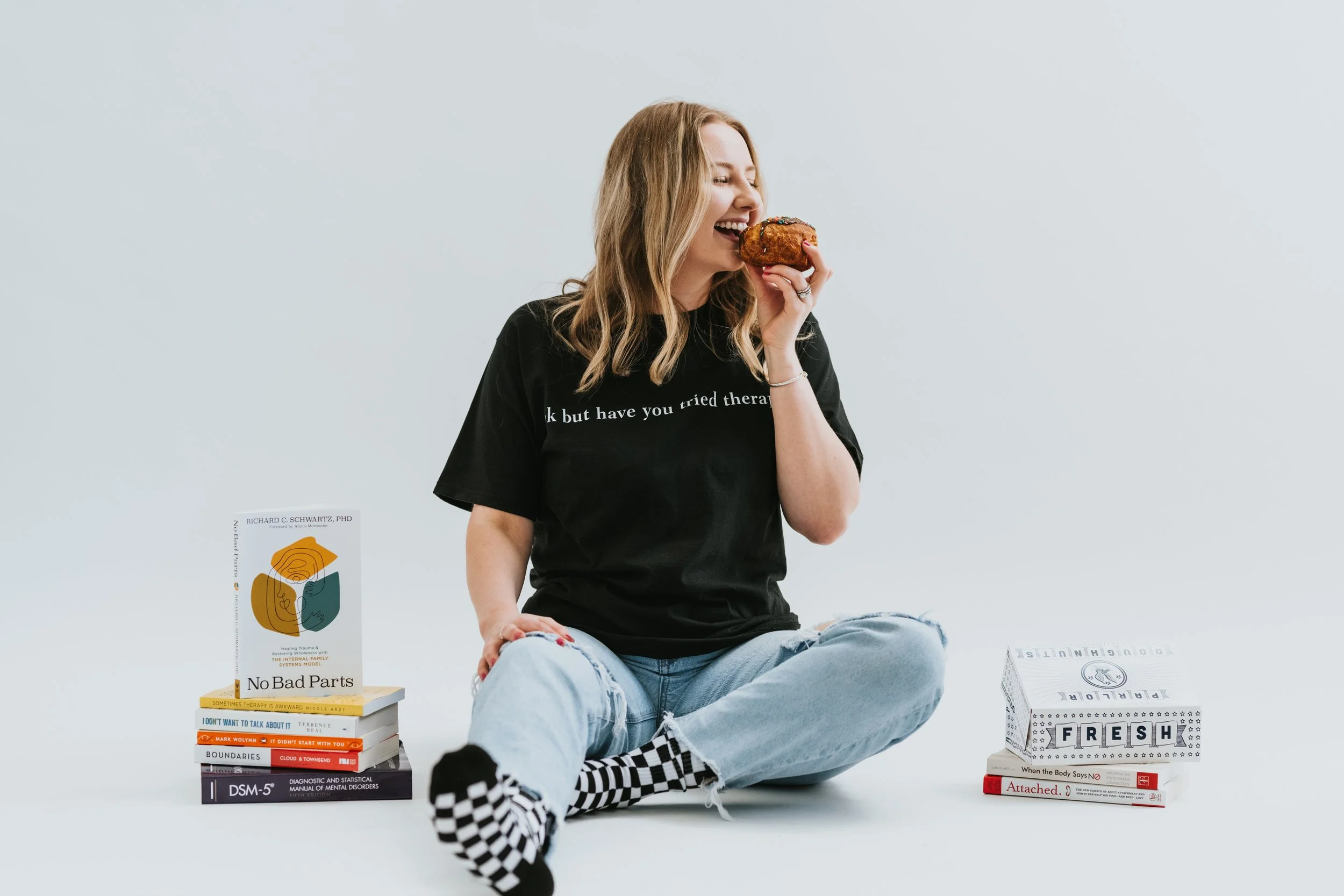 Dr. Victoria Williams sharing a relaxed, approachable side of herself outside the therapy room.