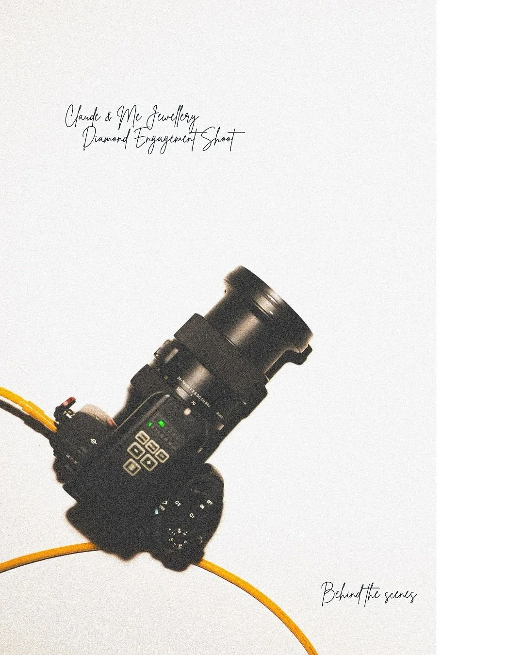 On set with love for @claudenmejewellery Diamond Engagement Line