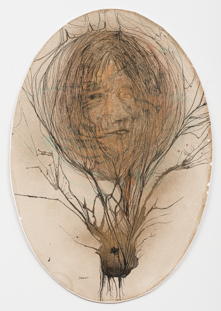 Untitled Oval Self Portrait