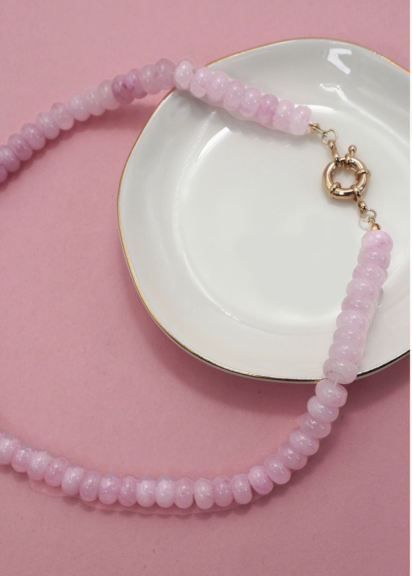 Rosé Glow Gemstone Necklace