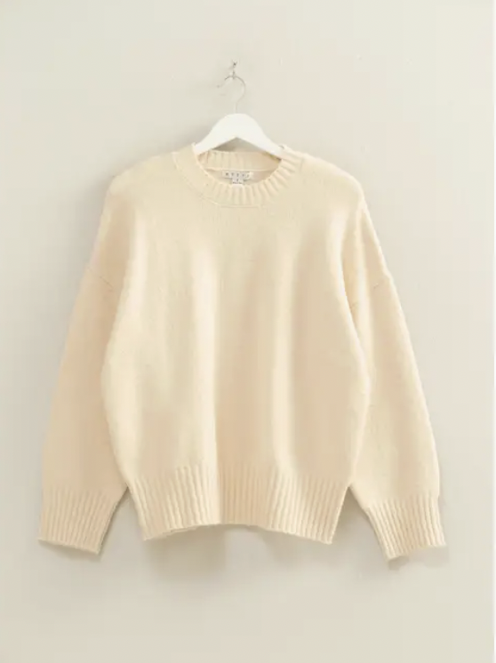 The Everyday Oversized Cream Sweater