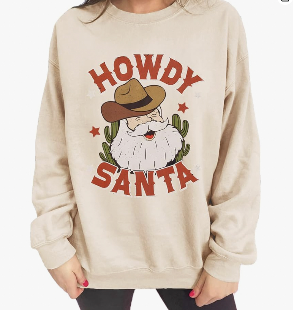 Howdy Santa Crewneck
