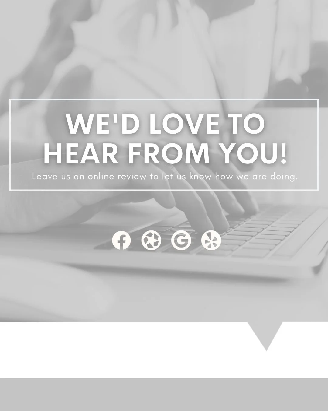 Reviews help us grow &mdash; leave yours today!