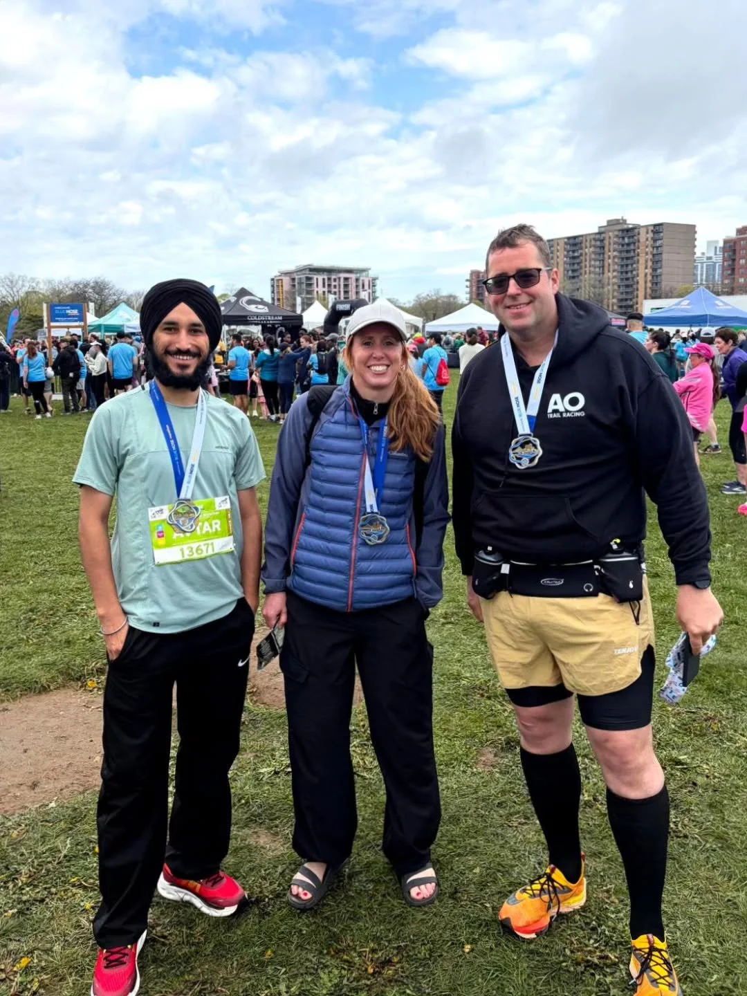 This weekend, some of our amazing team members participated in the annual @bnmarathon! We are so proud to see our team out in the world accomplishing fantastic achievements! Congratulations 🏅 🥈 🥉 

Pictured: Avtar, Neil, and Jen