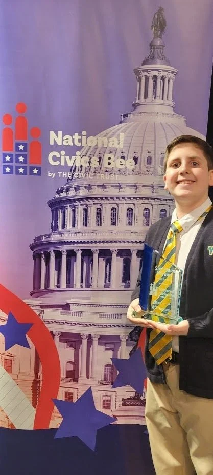 Miles Murdocca founded Going the Extra Miles at 13 years old, after competing in the 'National Civics Bee'.