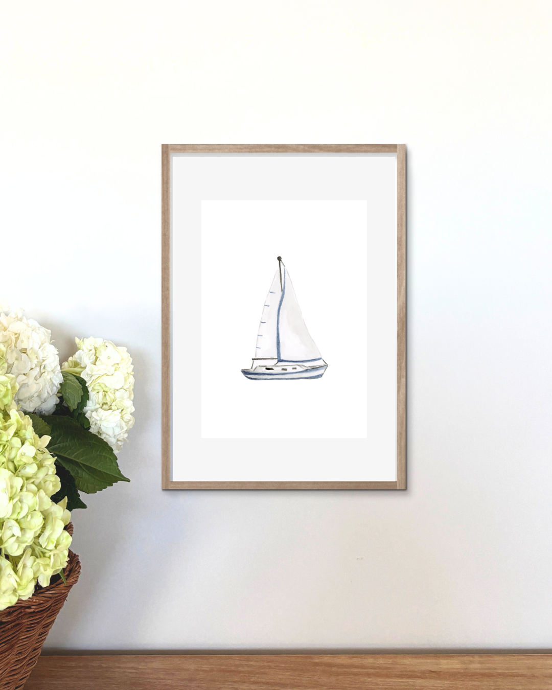 "The art of New England" Sailboat print