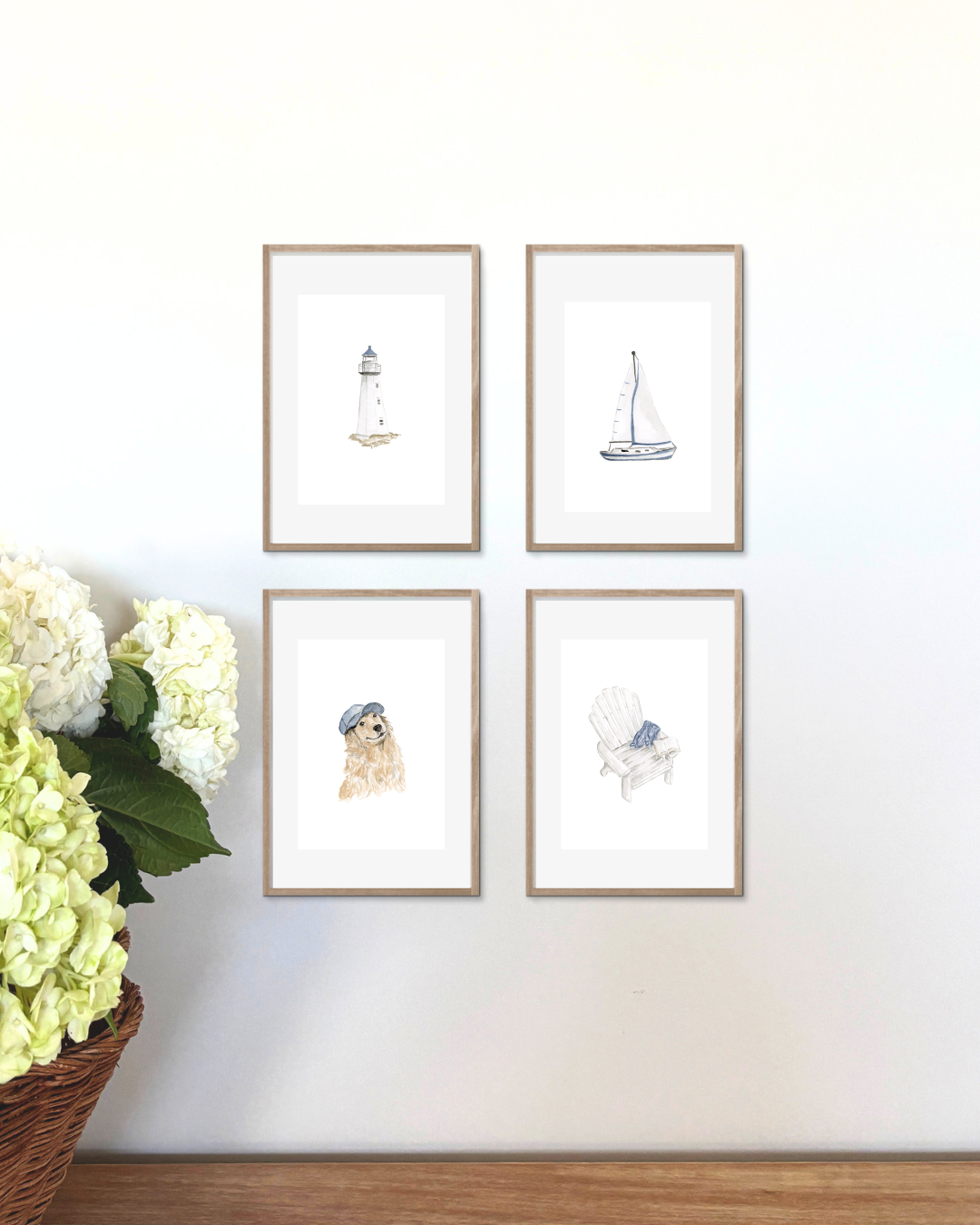 "The art of New England" print bundle