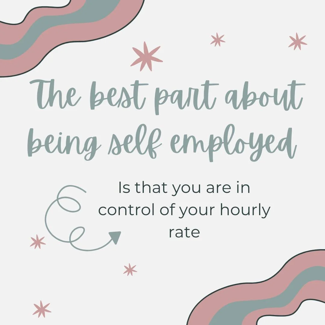 Being self-employed means I don&rsquo;t clock in... I set the clock. 
One of the best perks? Having full control over my hourly rate and knowing exactly what my time is worth. Freedom, flexibility, and fair pay&hellip; all part of the deal 

Keep gro