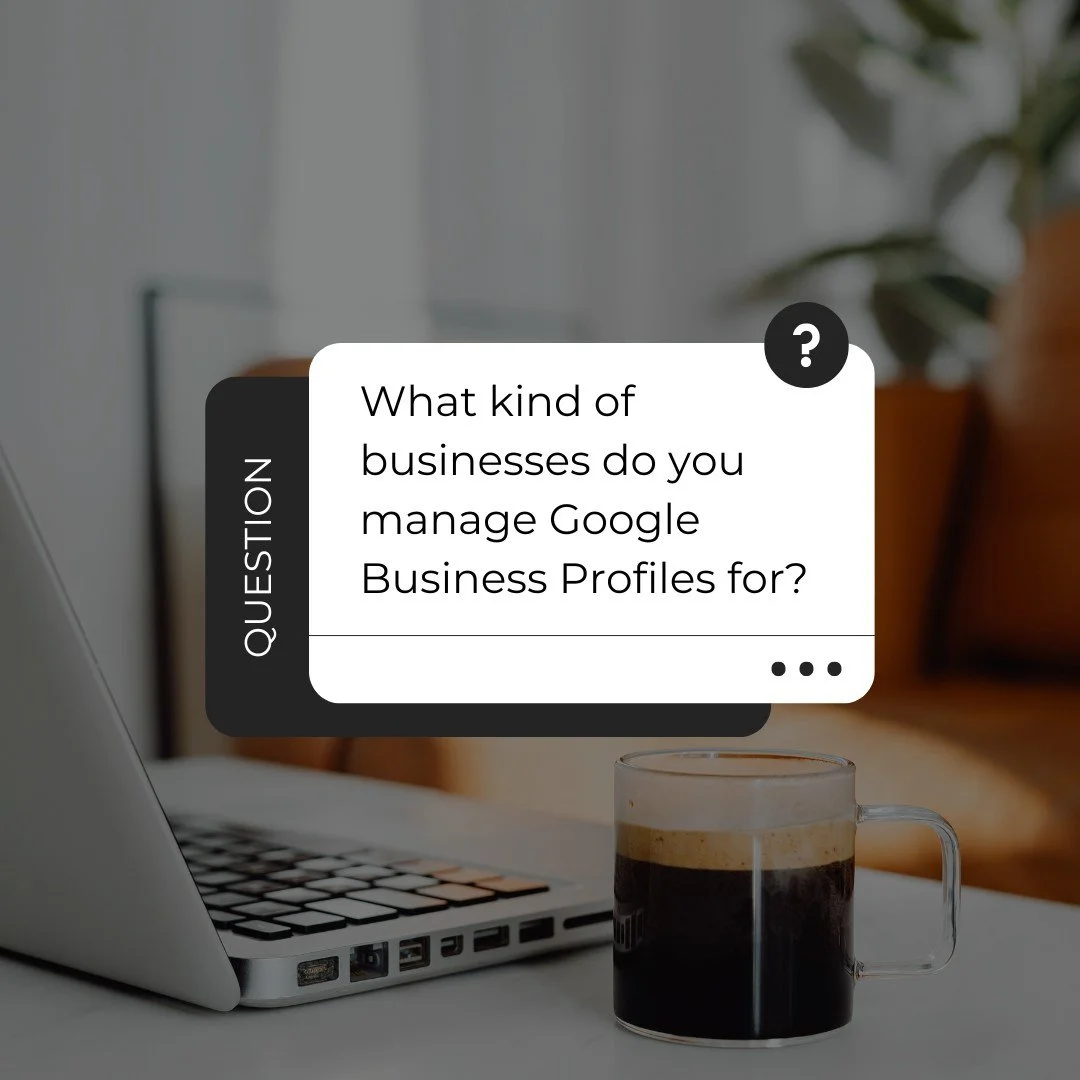 I get this question all the time ⬇
&ldquo;What kind of businesses do you manage Google Business Profiles for?&rdquo;

Short answer?
From one-woman powerhouses to multi-location franchises and everything in between 

I work with:
✨ Small businesses &a