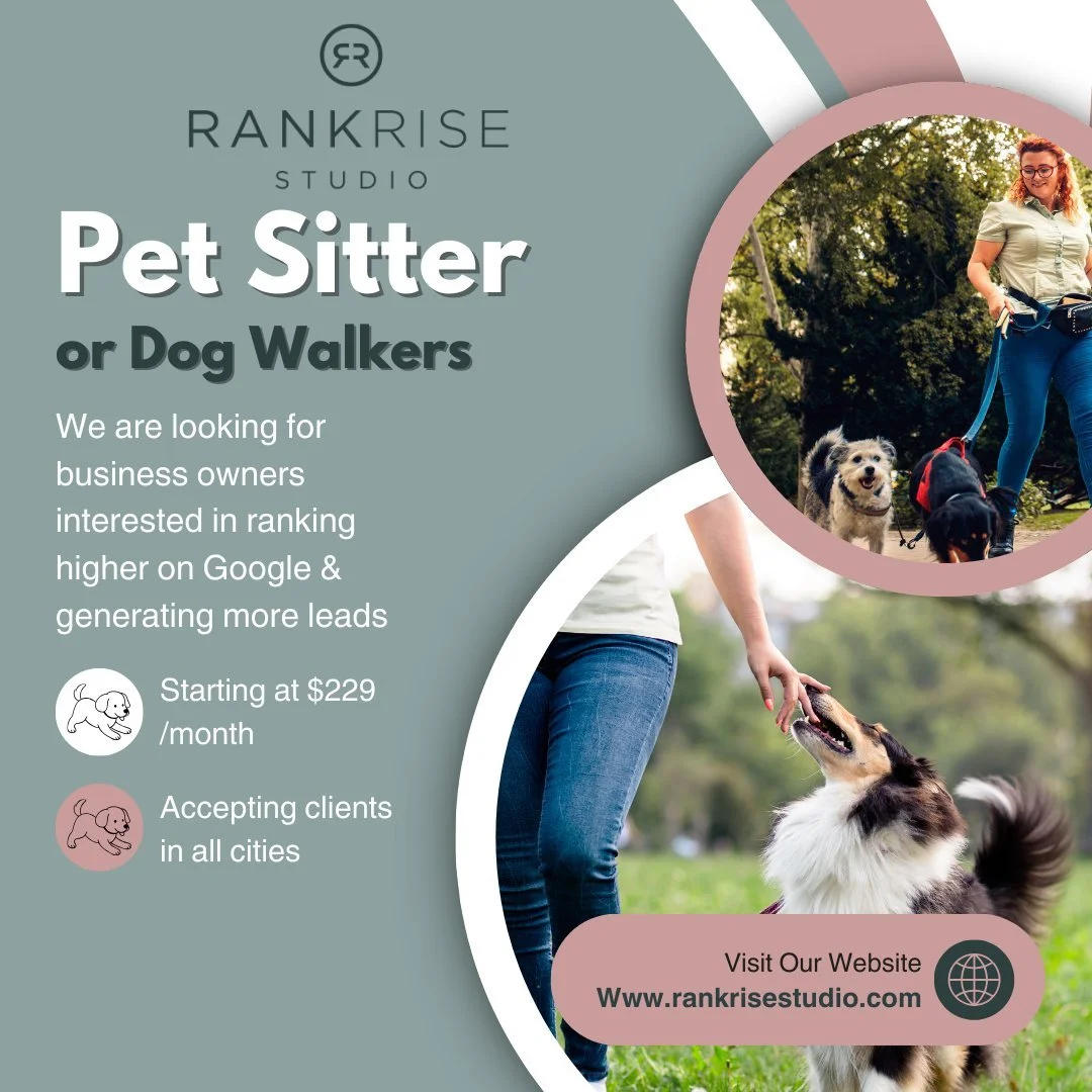 We already work with several pet sitters and dog walkers who are seeing great results from improving their Google visibility. Now we&rsquo;re looking to partner with a few more who want to rank higher and generate more consistent leads from local sea