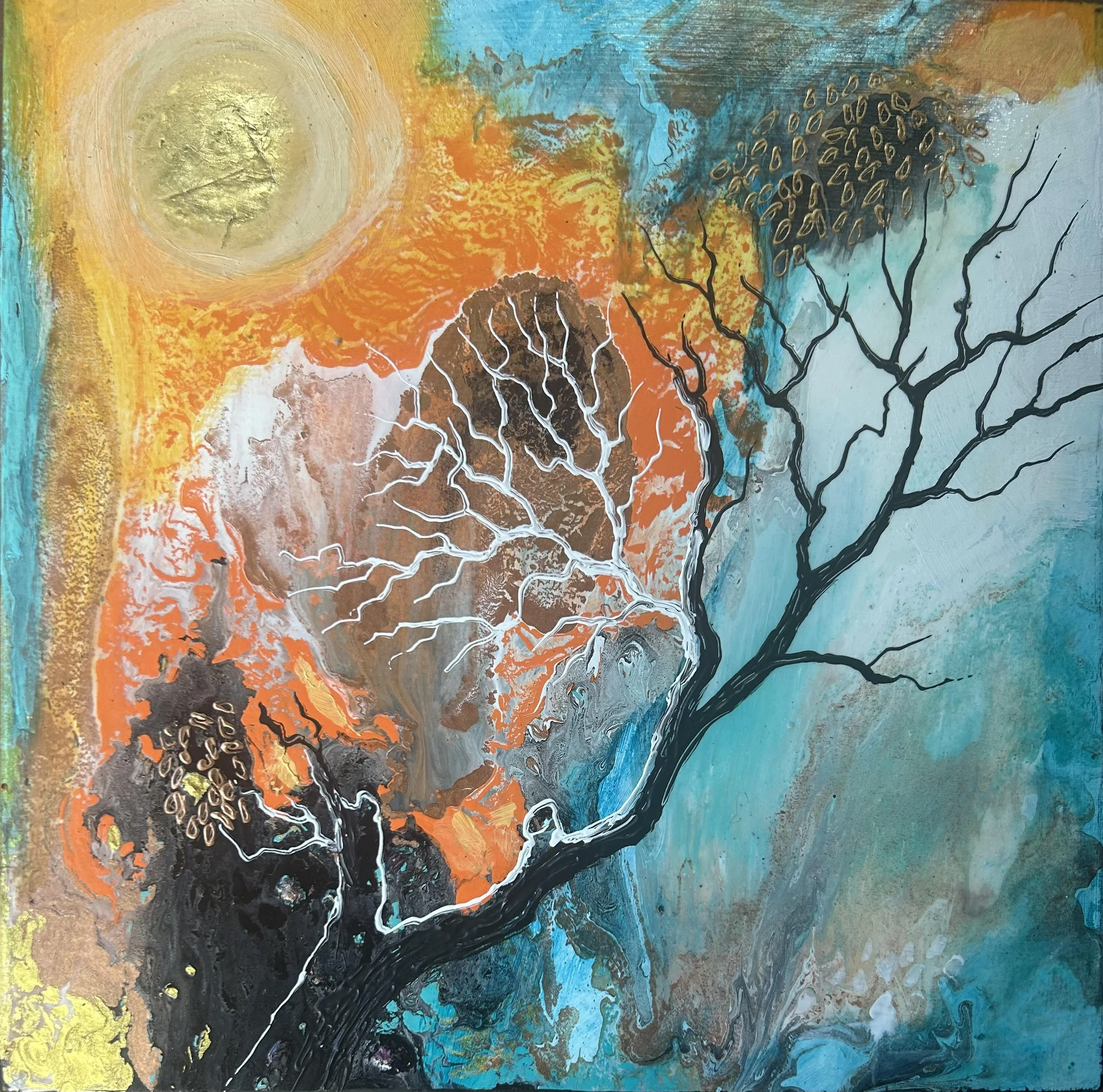 Trees Always Wait -3 |
Oil, Acrylics and Mixed Media on Canvas |
30/30cm | Year : 2026 |
HKD 2,400 |

Trees always wait for growth - for seasons to change and to be united with the soil.