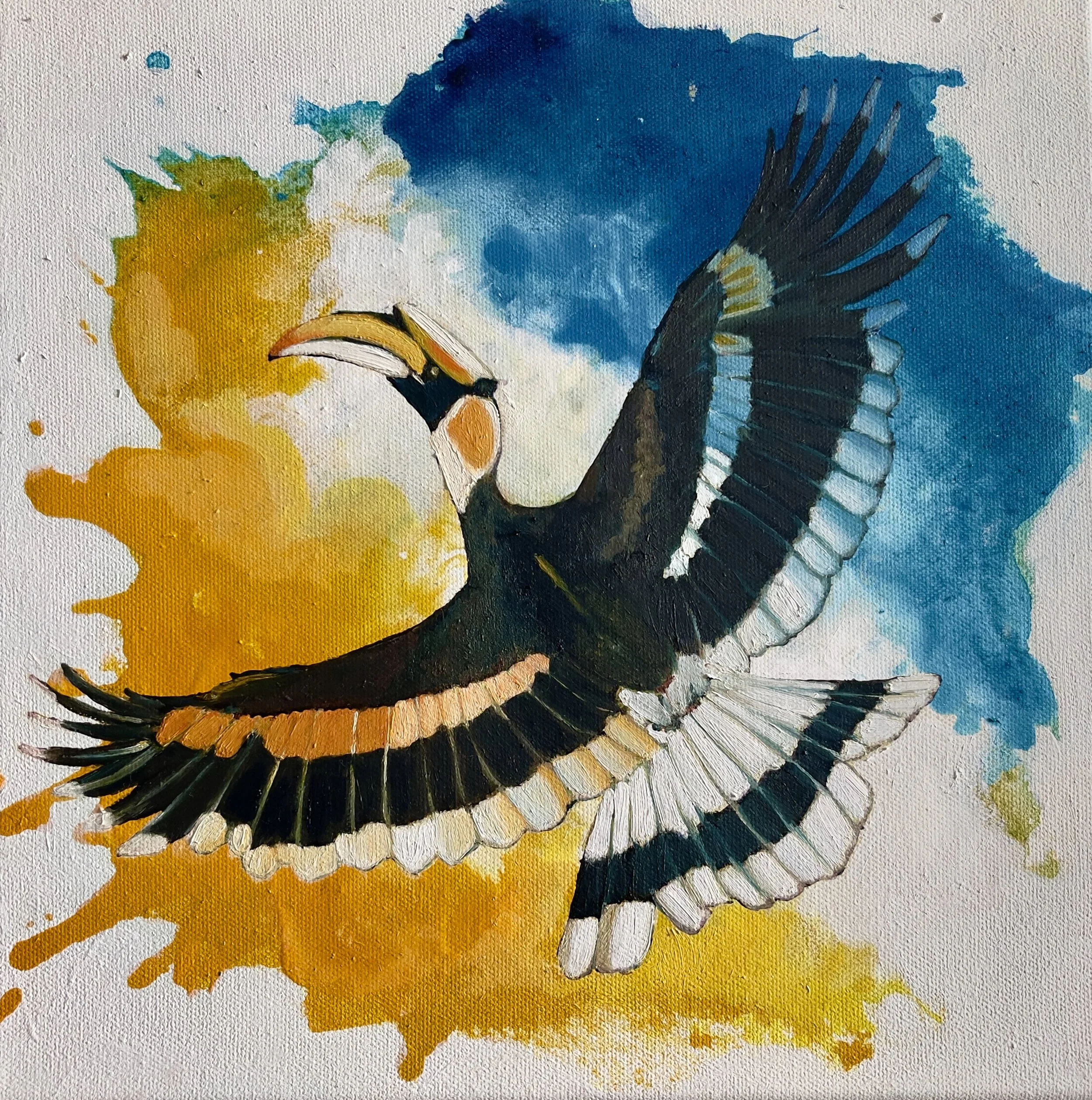 Title         : Awaken
Artist       : Babita Sridhar
Medium : Acrylic & Oil on Canvas
Size         : 30/30cm
Year         : 2025