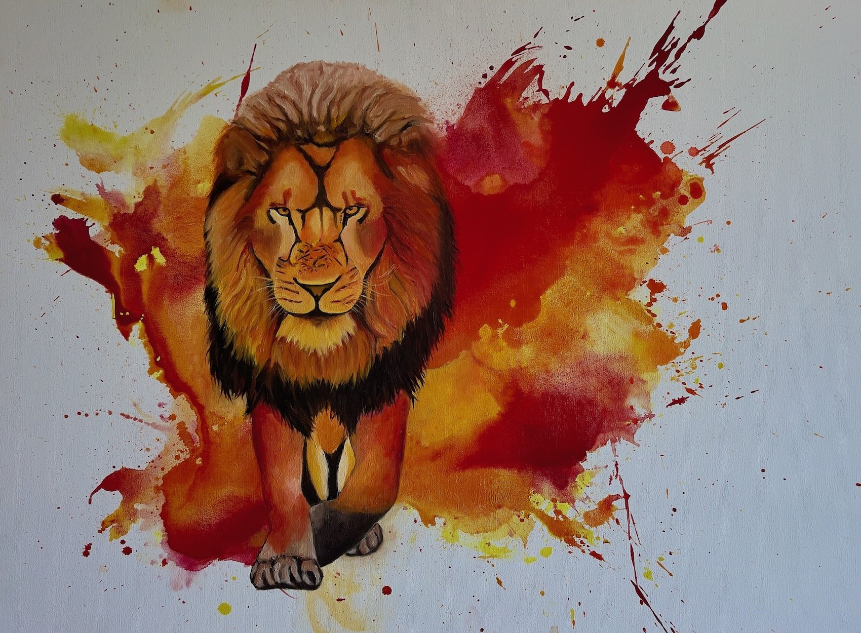 Roar
Medium: Oil & Acrylic on canvas
Dimensions: 76 cm x 101 cm
Year : 2025
Artist : Babita