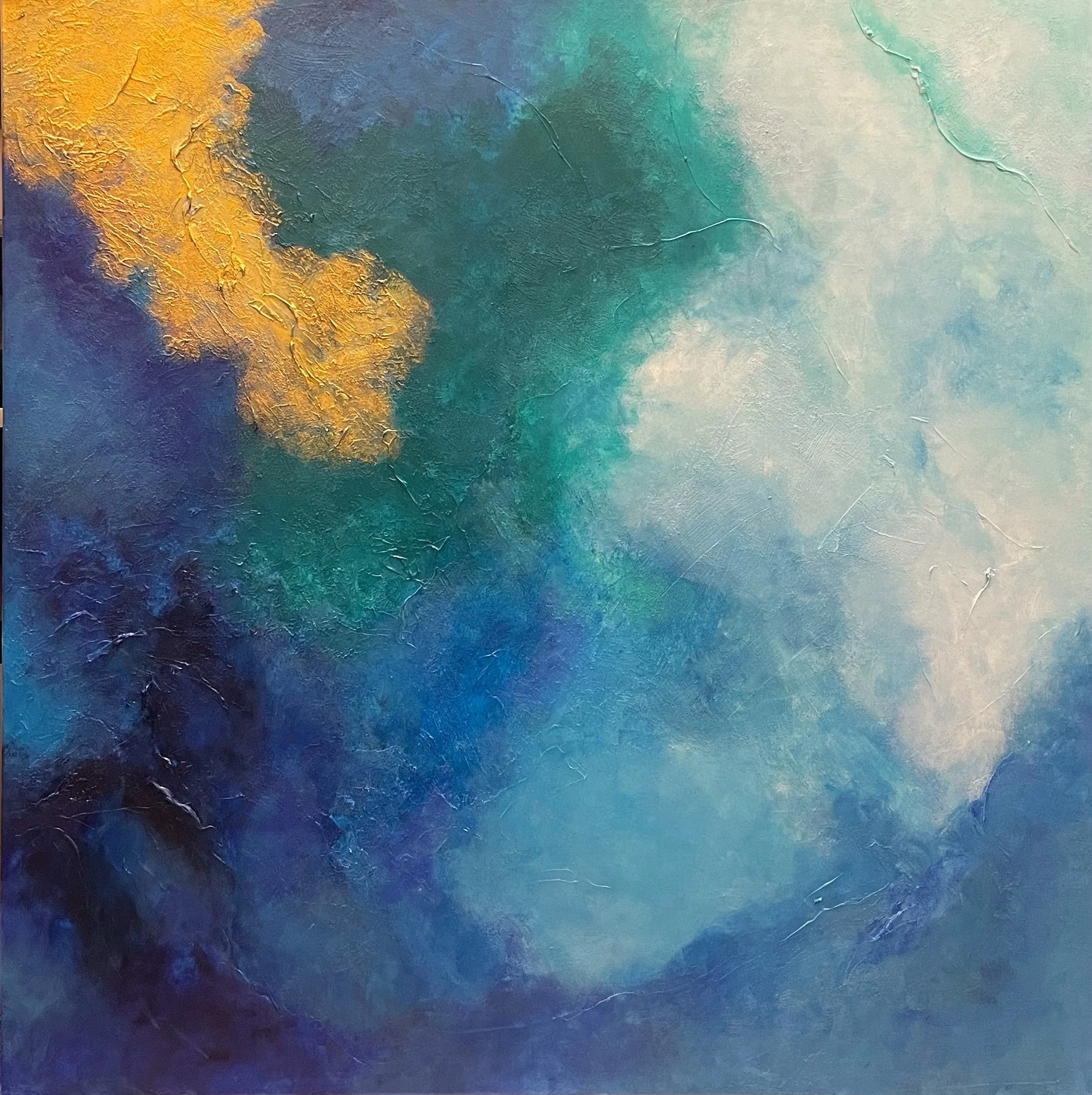 Title         : Horizon
Artist       : Babita Sridhar
Medium : Acrylics on Canvas
Size         : 91/91cm
Year         : 2023