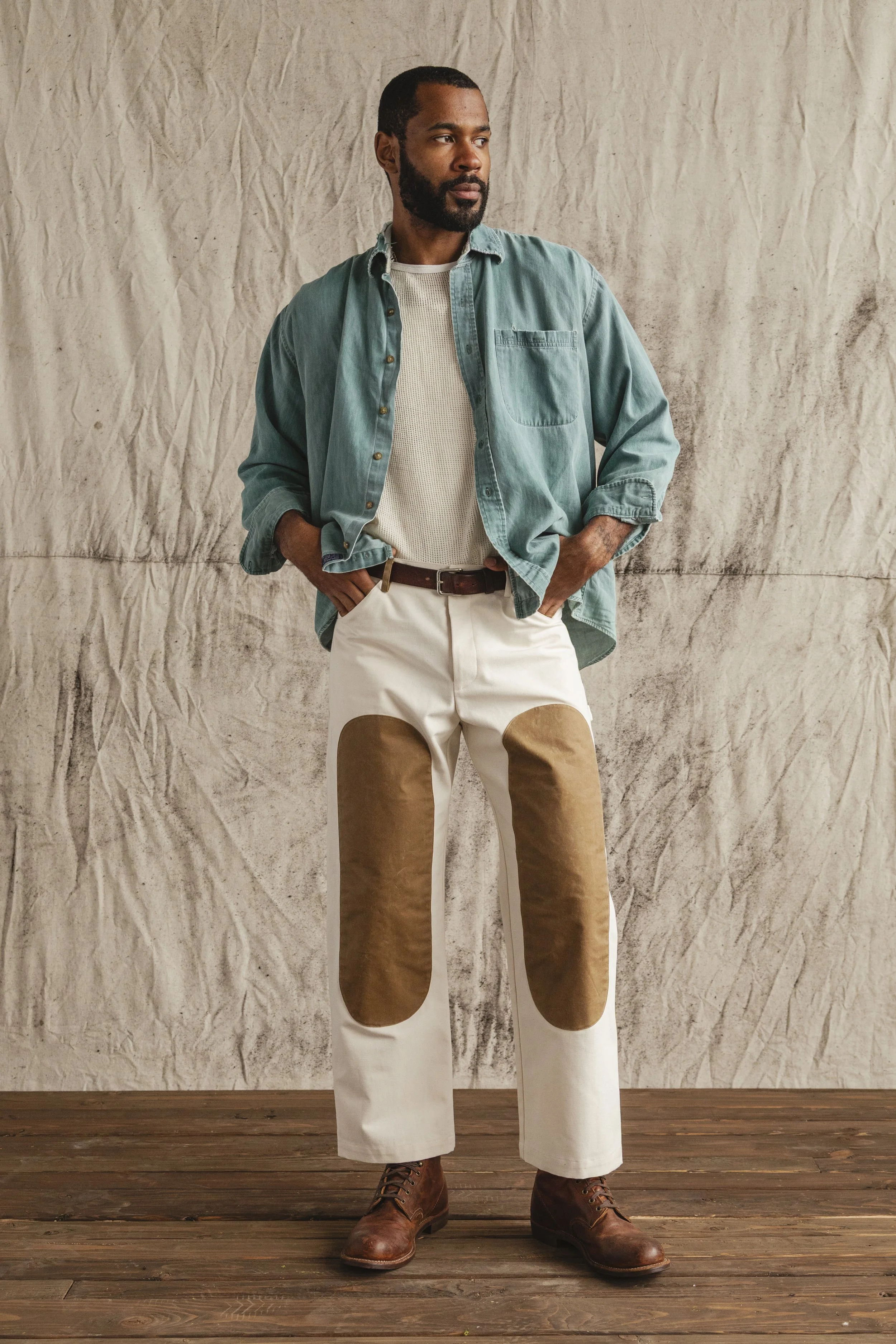 Men's Gathering Pant - Natural Canvas