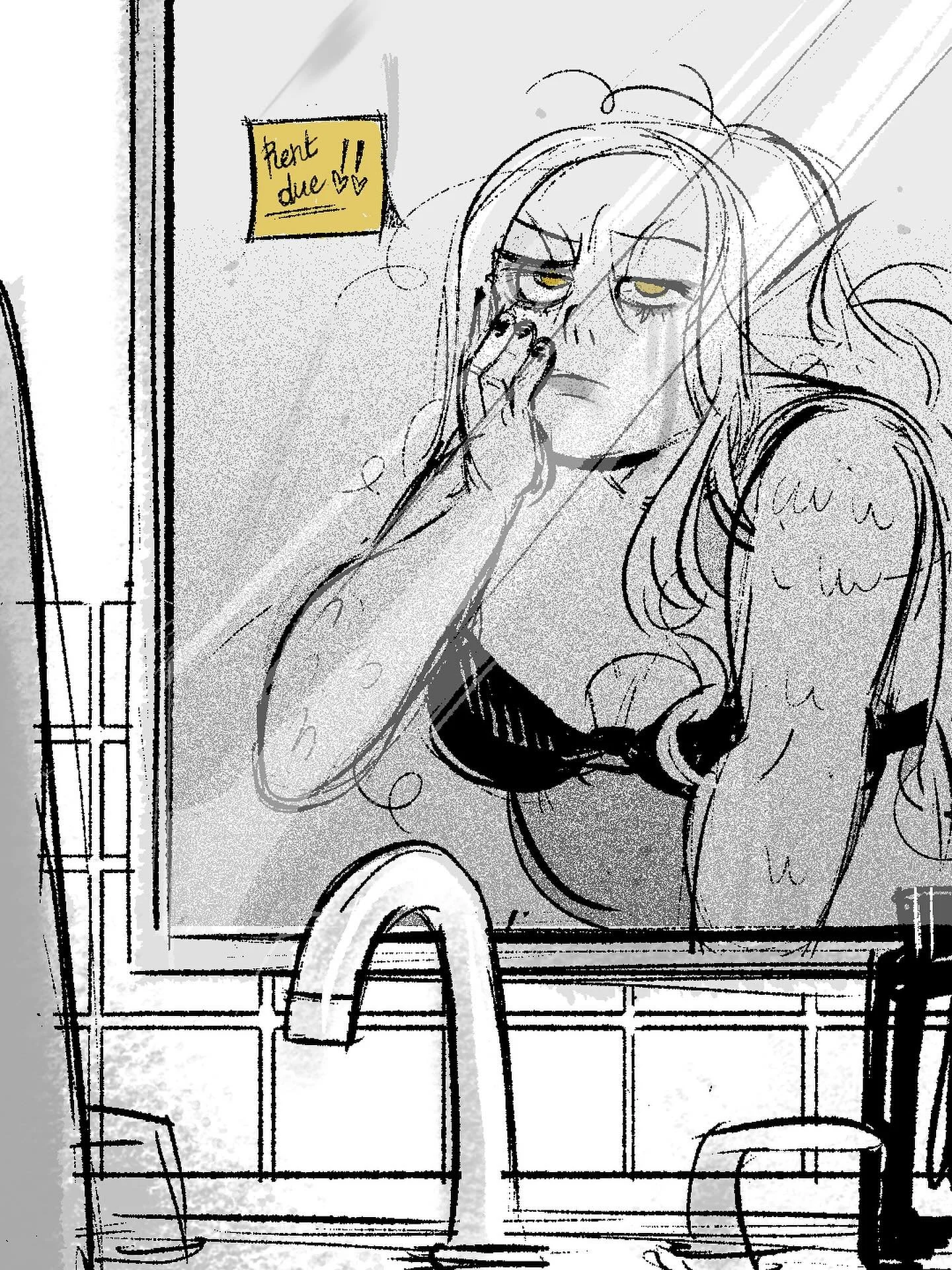 sorry this account has turned into amelia&rsquo;s oc playroom 

#illustration #krita #monsteroftheweek #motwcharacter #characterart