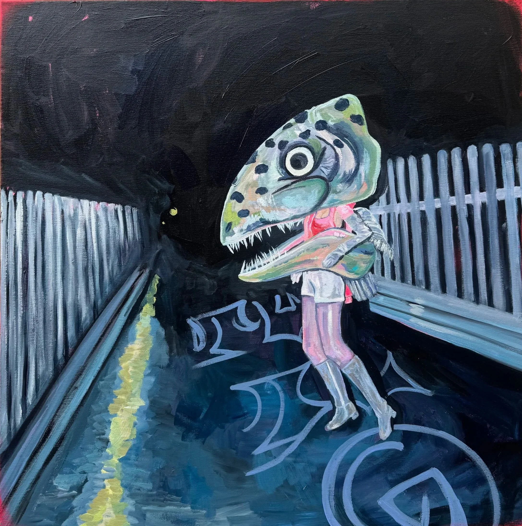 "Women in Costume", Acrylic on Canvas, 2026