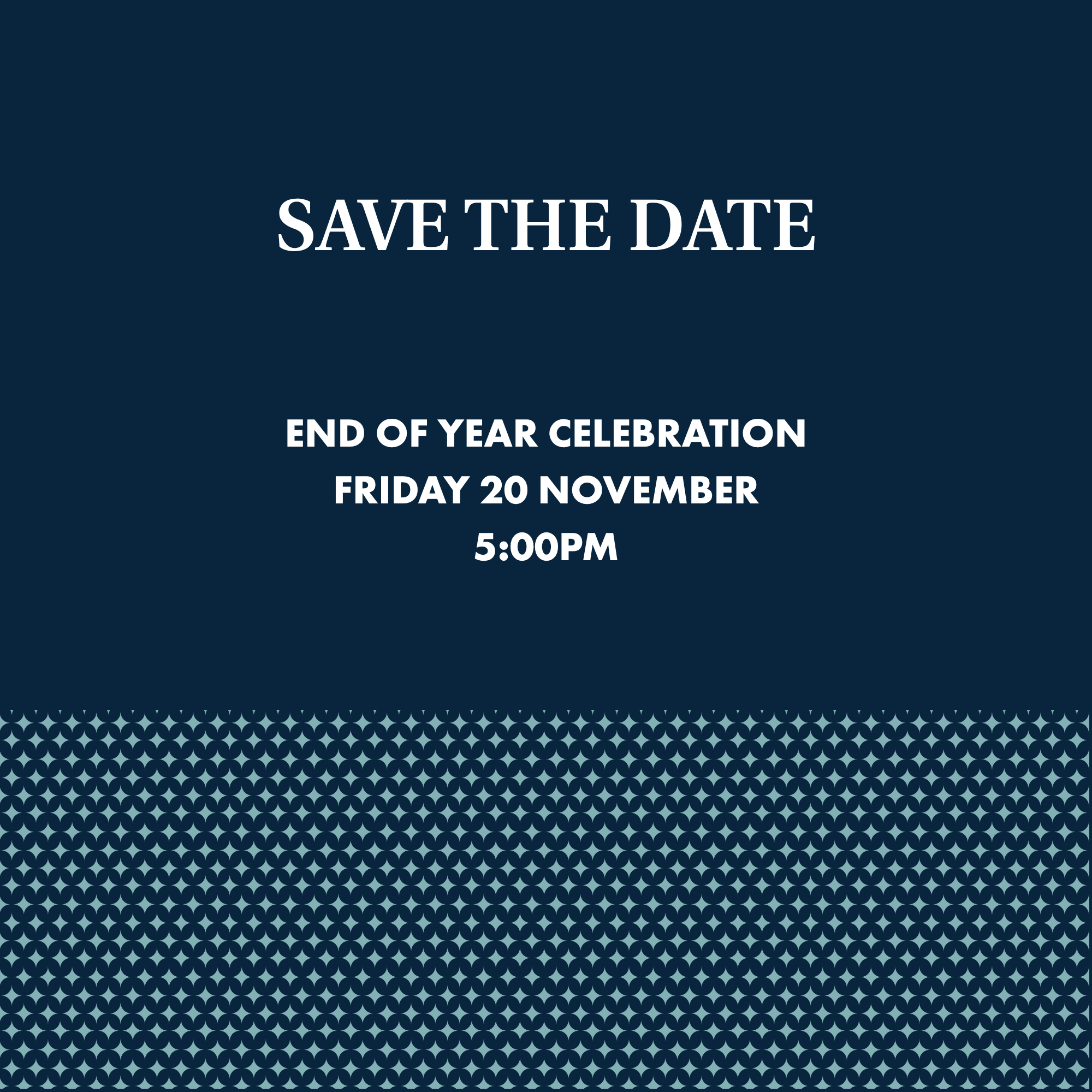 End of Year Celebration