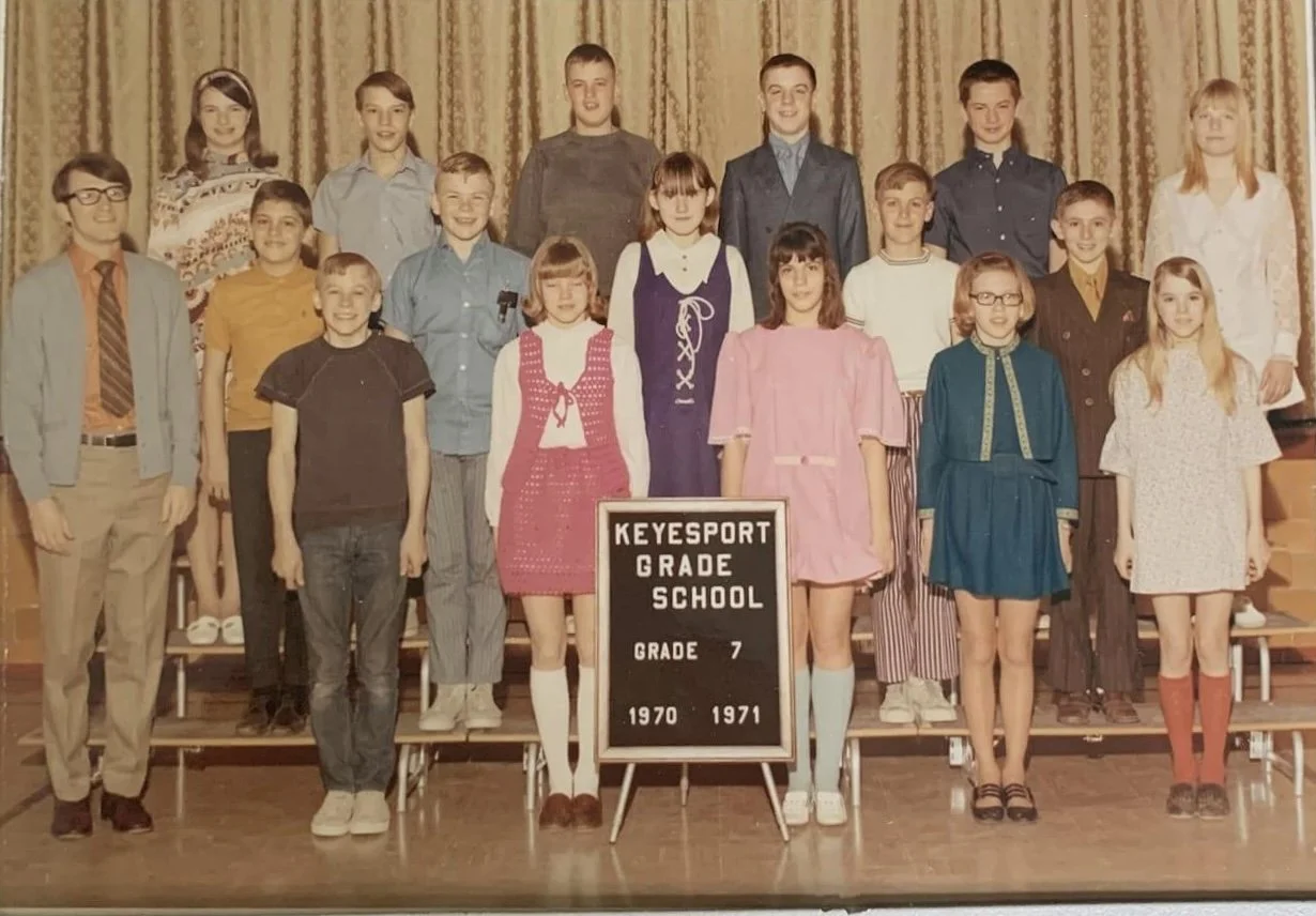 Class picture from 1970-1971 