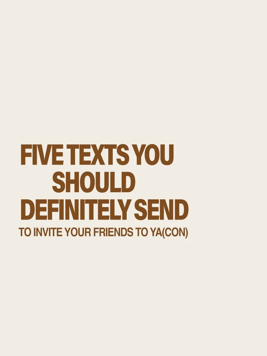 Swipe for some ways to invite your friends to ya(con) 💬📲