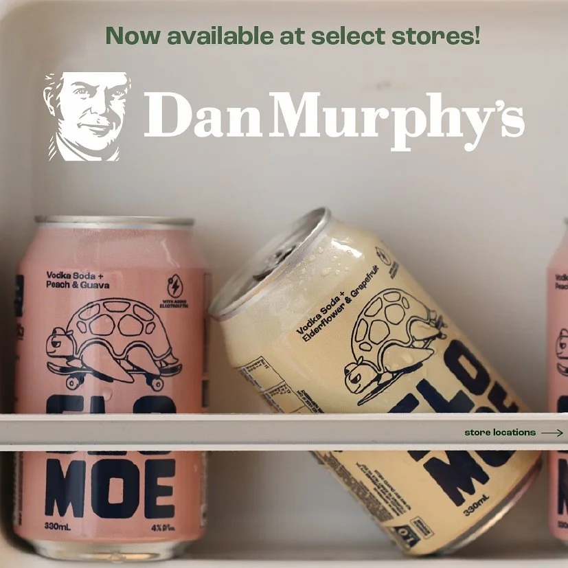 Slo-Moe X Dan Murphys 🤝
Even more places to get your Slo-Moe fix, find us at these select stores now! 
🐢🐢🐢