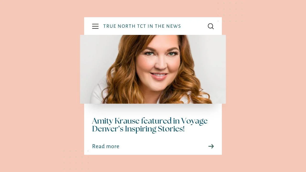 Amity Krause feature in Voyage Denver Magazine