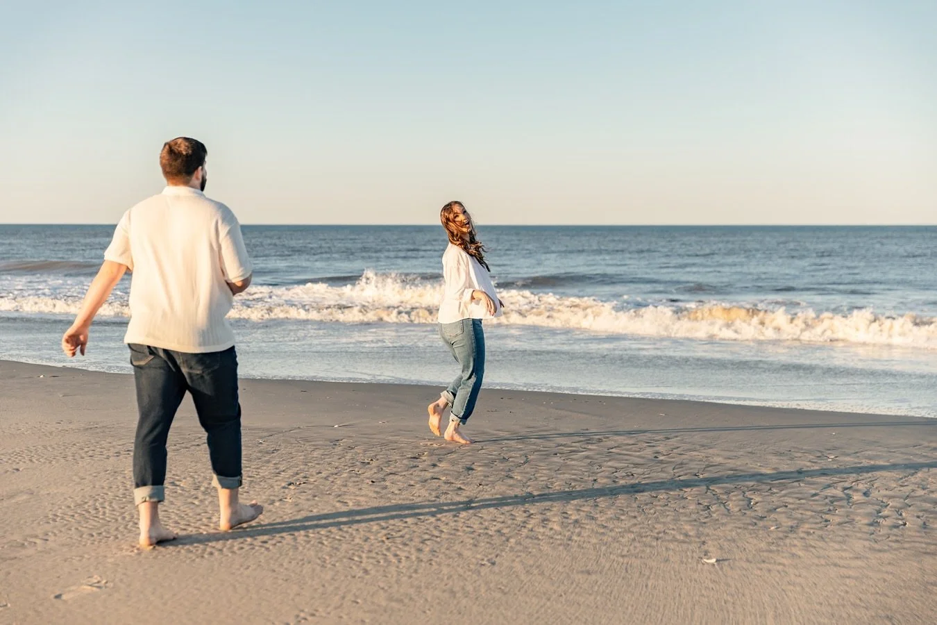The best part of engagement sessions, is that they can be whatever you want them to! I absolutely adored Makenzie&rsquo;s idea of incorporating their love of the coast and what felt like home to her and Holden. It allowed us to create magic that is a