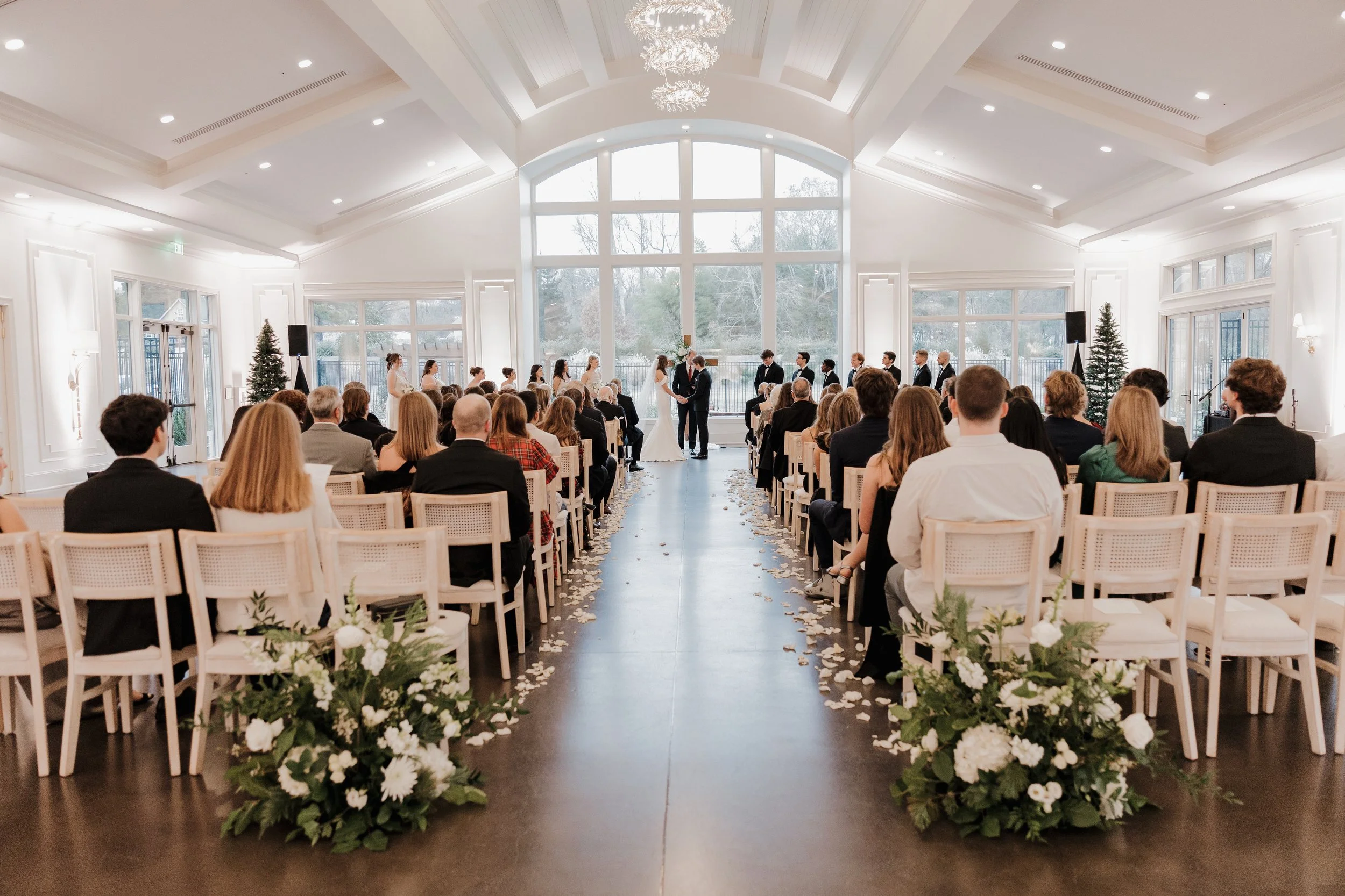 Wedding Ceremony at Donovan Manor in Fuquay-Varina, NC